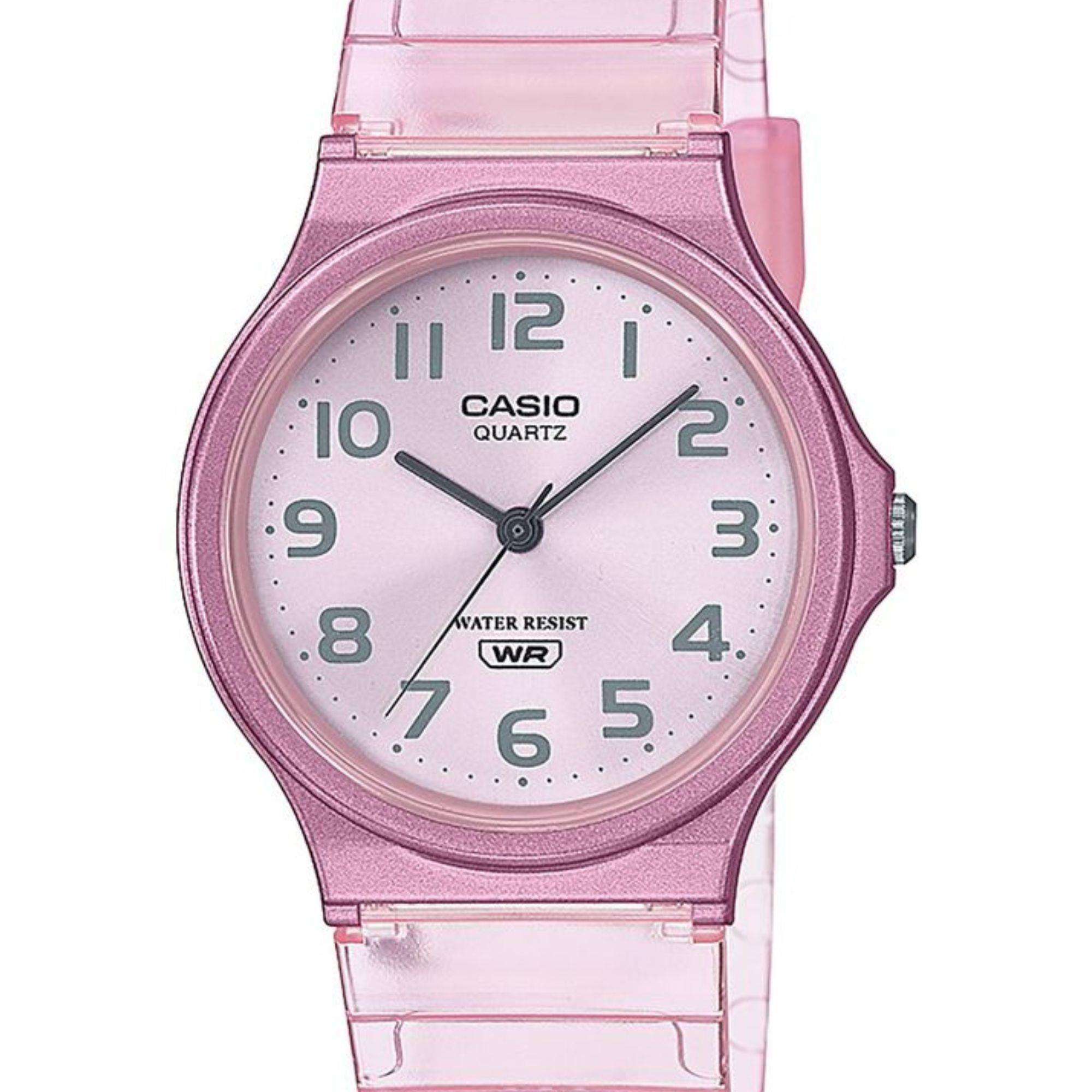 Casio Collection Pink Skeleton Serie Uhr MQ-24S-4BEF