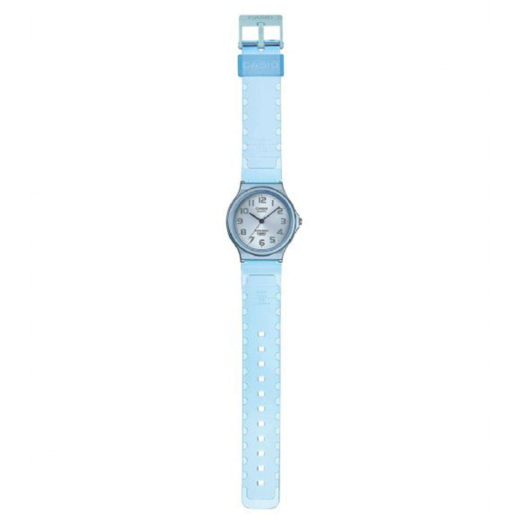 Casio Collection Blaue Skeleton Serie Uhr MQ-24S-2BEF
