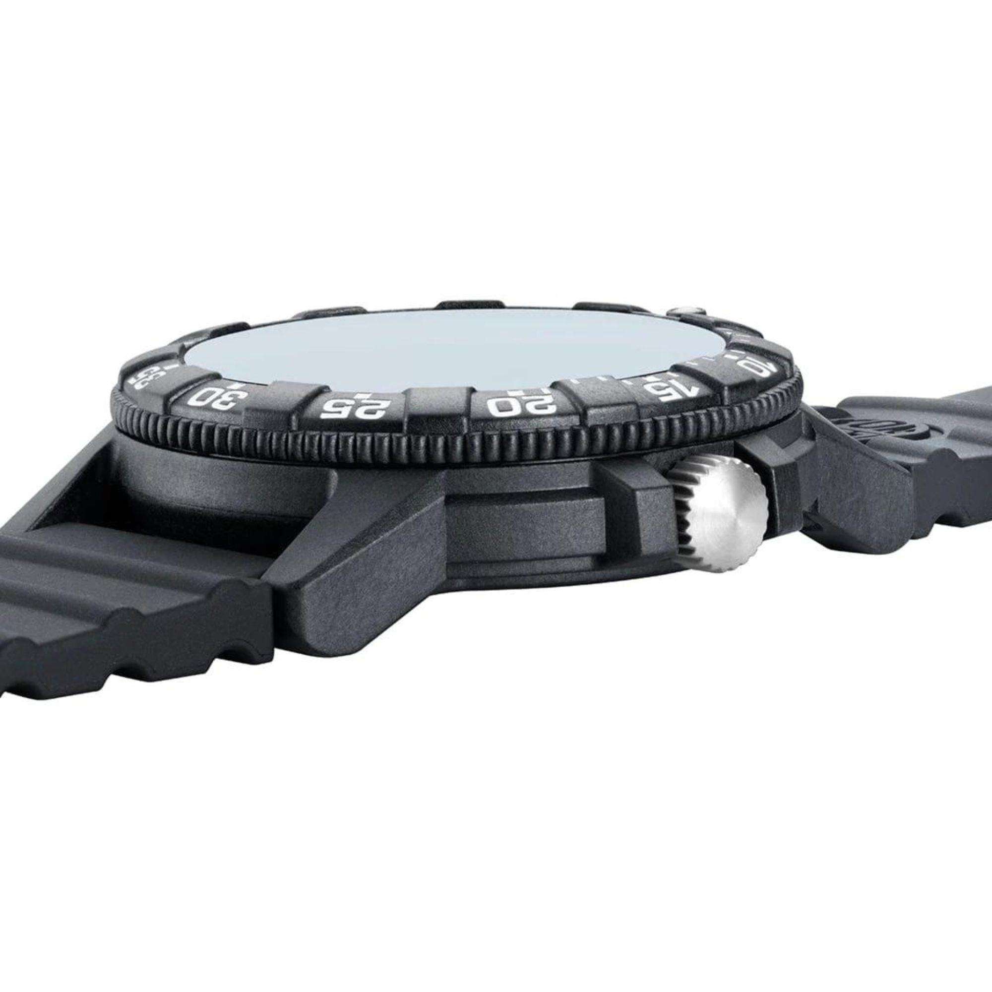 Luminox Leatherback Sea Turtle 44mm Black Dial Rubber Mens Quartz Watch XS.0335