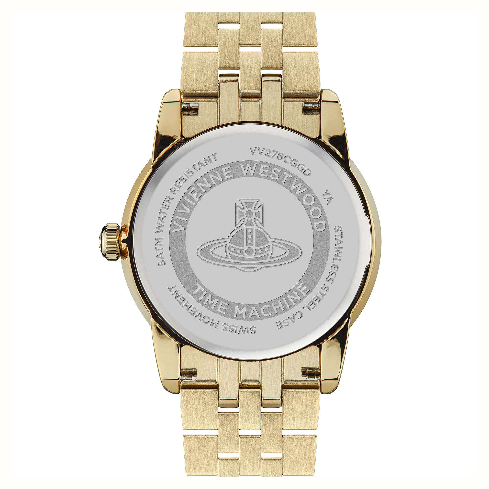 Vivienne Westwood Cadogan Grey Dial Stainless Steel Bracelet Men's Watch VV276CGGD