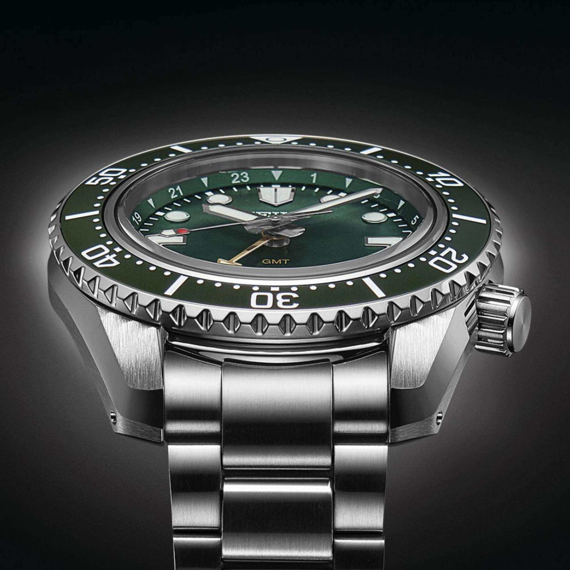 Seiko Prospex 1968 "Marine Green "Divers Modern Re-Interpretation GMT Green Dial Men's Watch SPB381J1