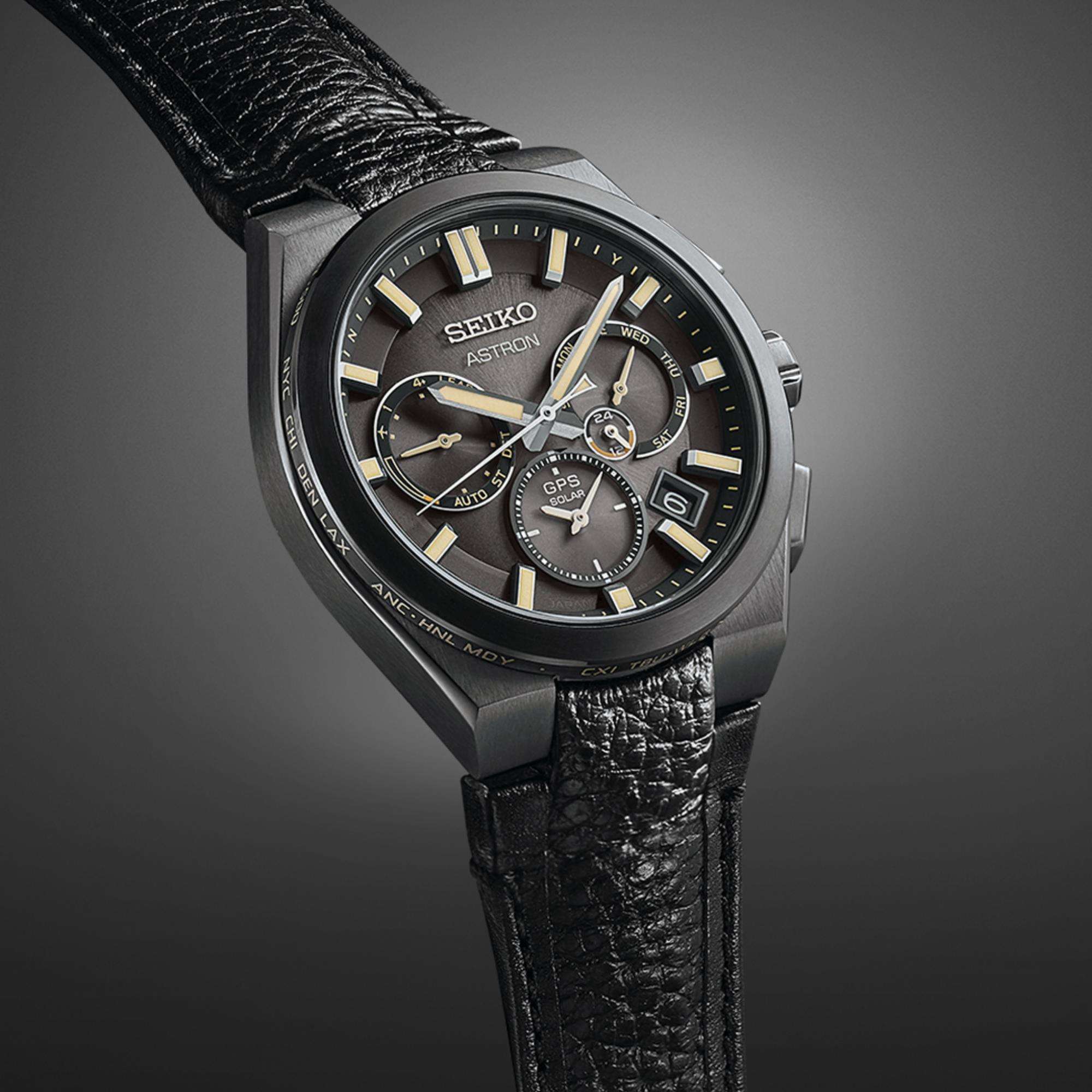 Seiko Astron Resident Evil Death Island ‘Leon’ Limited Edition (600 Pieces) Black Dial Men's Watch SSH131J1