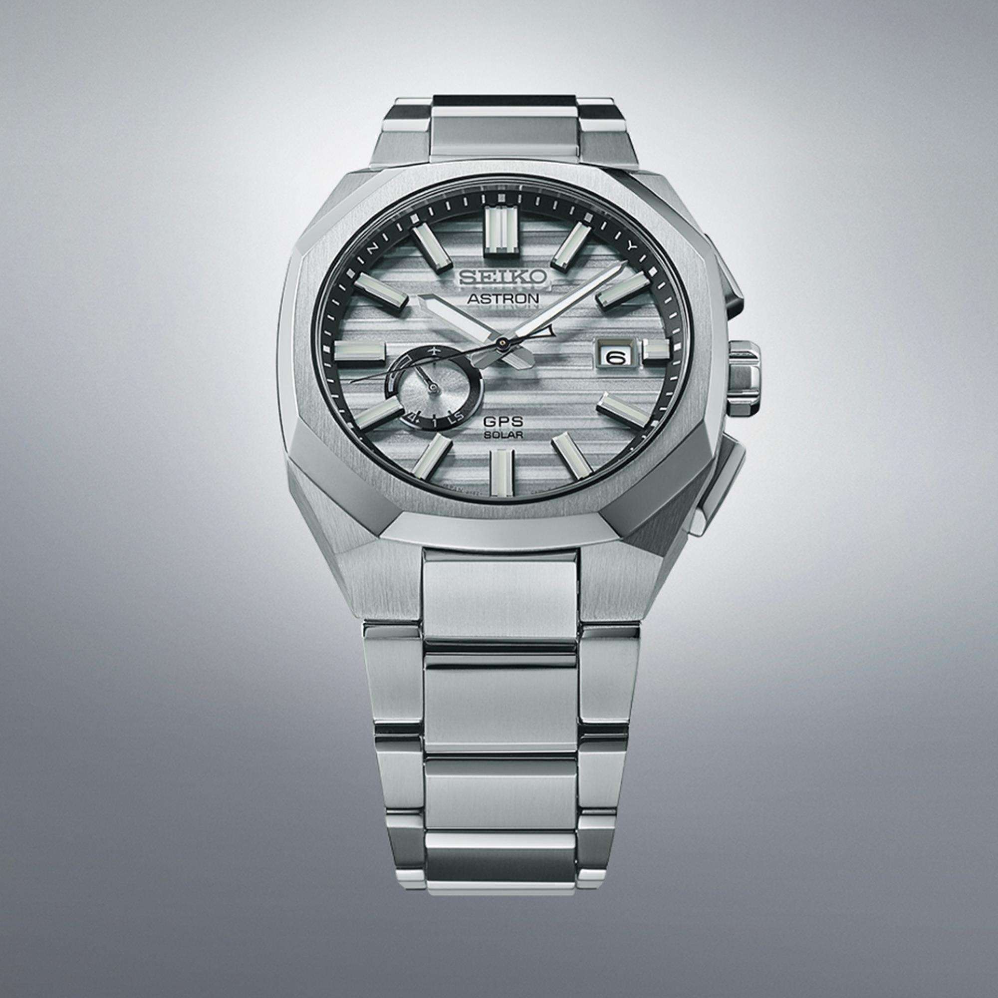 Seiko Astron 'Titanium' Limited Edition 1.500 Stück GPS Solar 3X62 Graues Zifferblatt Herren Uhr SSJ017J1