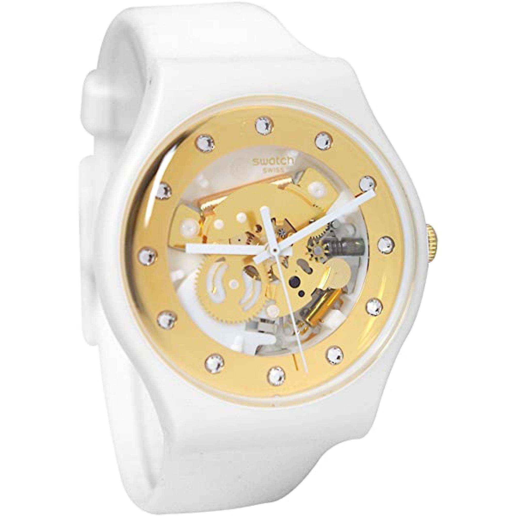 Swatch New Gent 'Sunray Glam' Quarz Damen Uhr SUOZ148