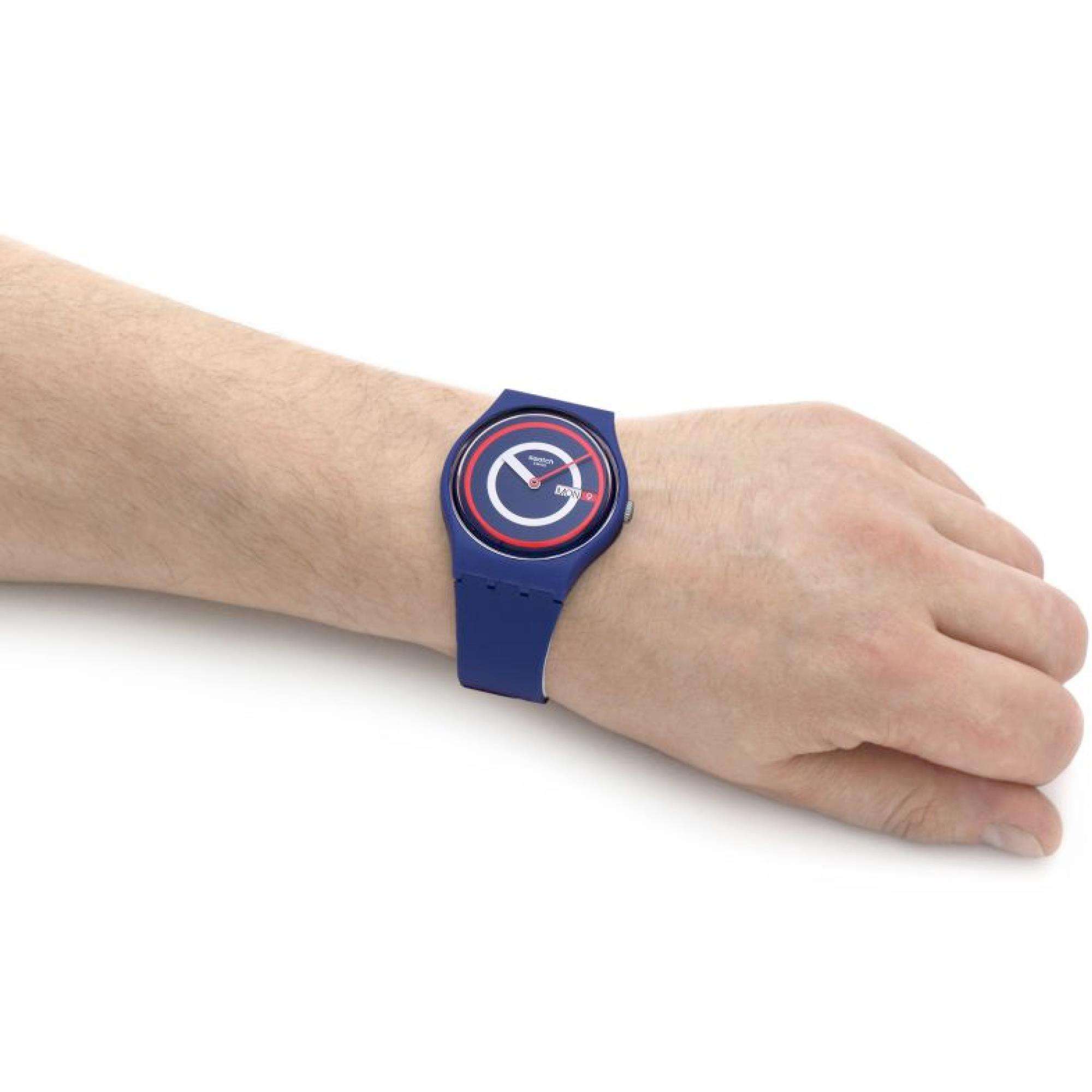 Swatch Die Januar Kollektion Blau Zu Basics Quarz SO28N703