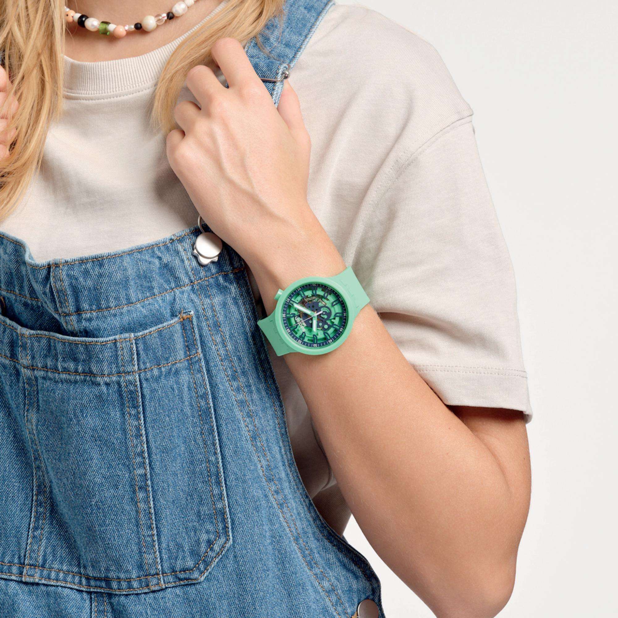 Swatch Big Bold 'Fresh Squeeze' Quarz Uhr SB01G101