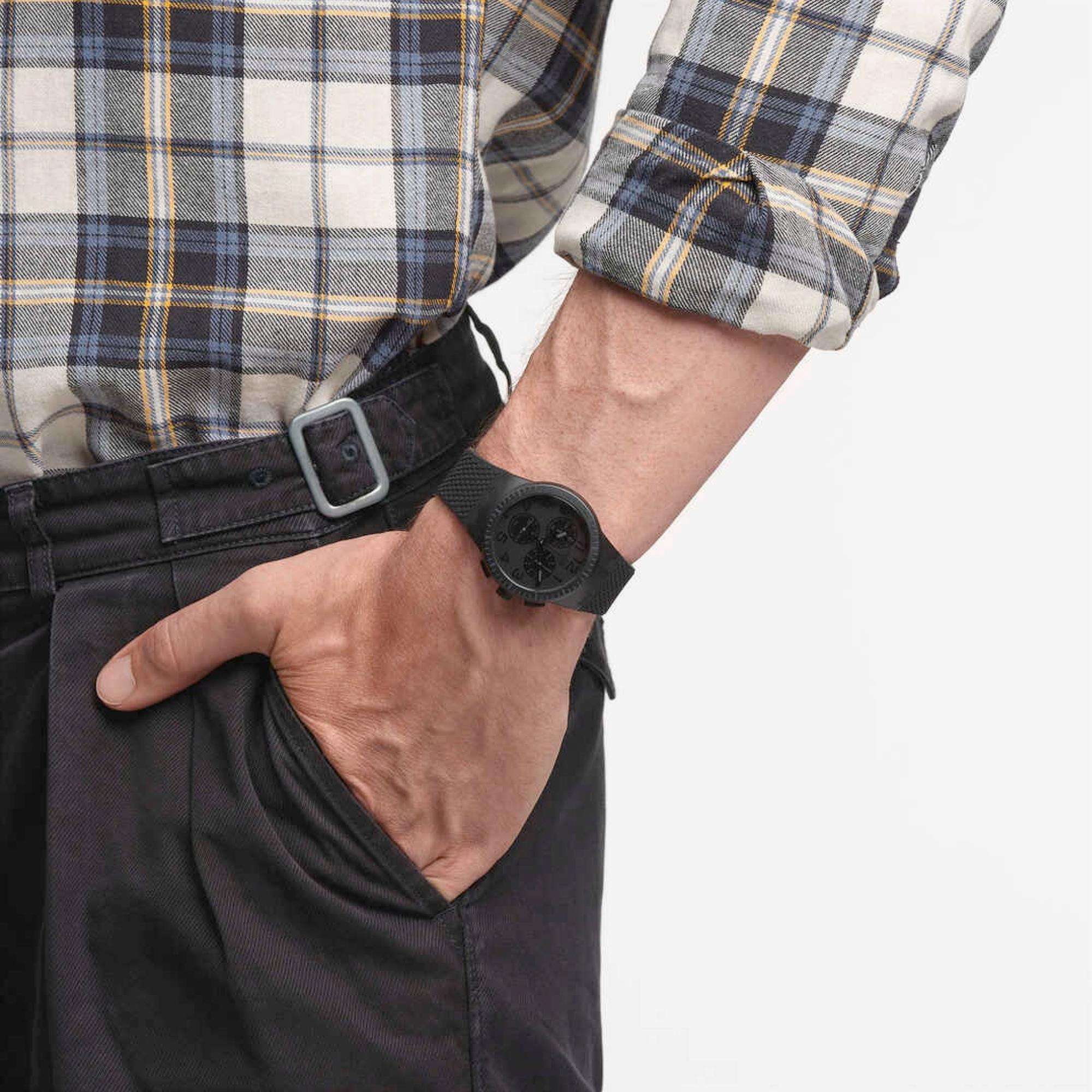Swatch PIEGE Herren Uhr SUSB104