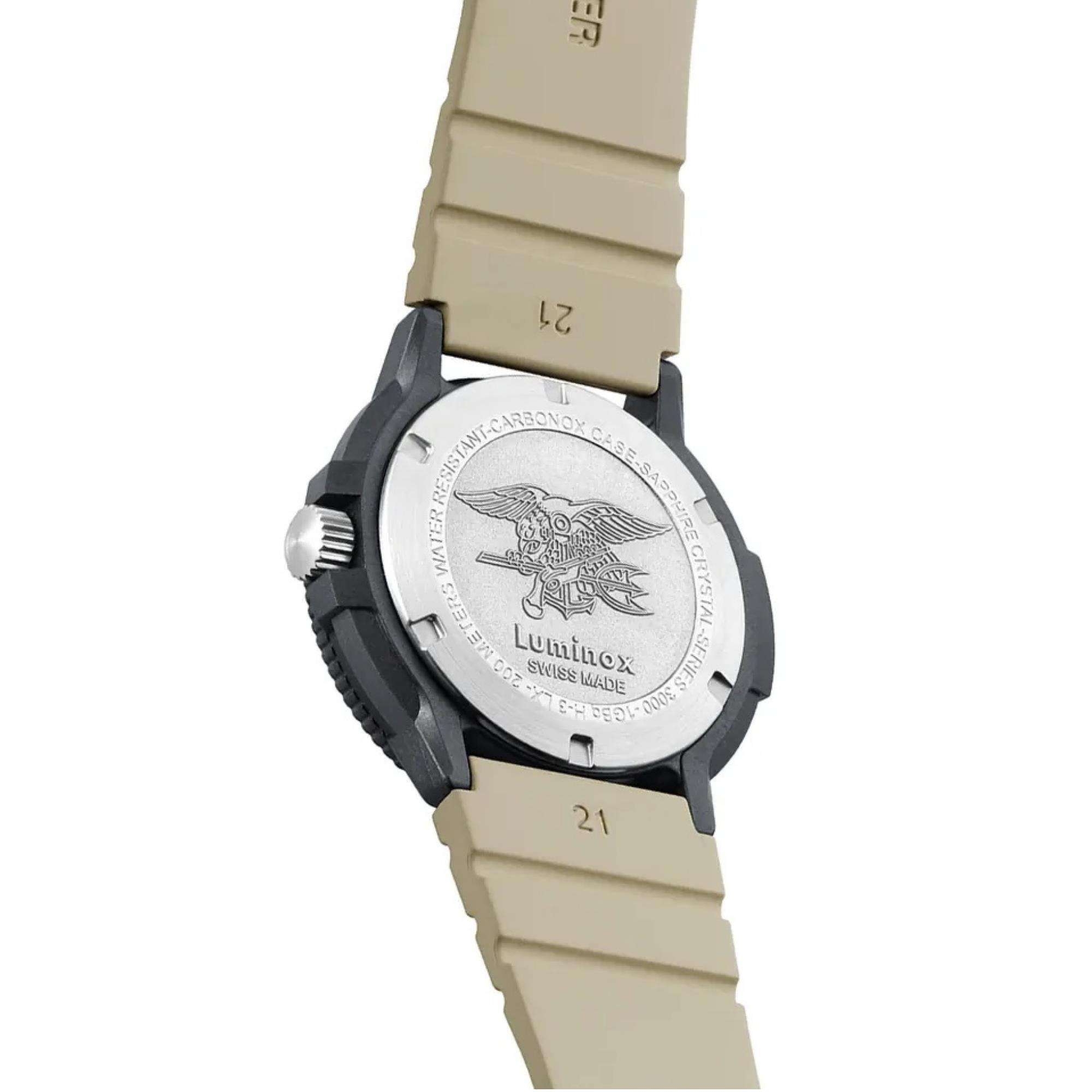 Luminox Sea Original Navy Seal 3000 Evo Series Mens Watch Beige Dial XS.3010.EVO.S