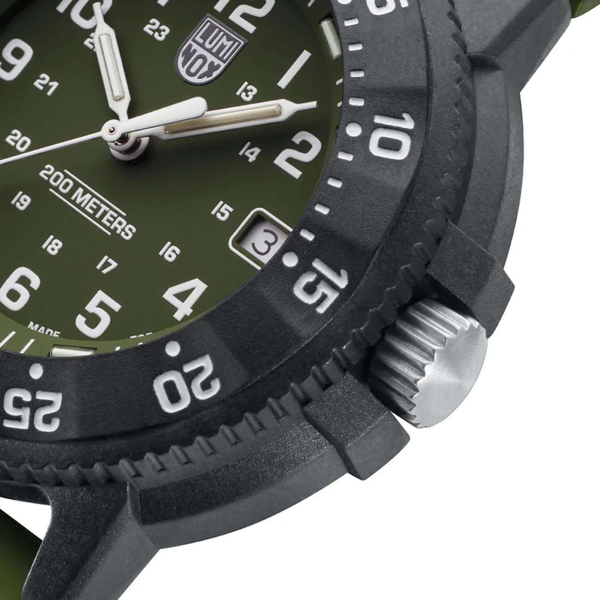 Luminox Sea Original Navy Seals 3000 Evo Serie Herren Uhr Grünes Zifferblatt XS.3013.EVO.S