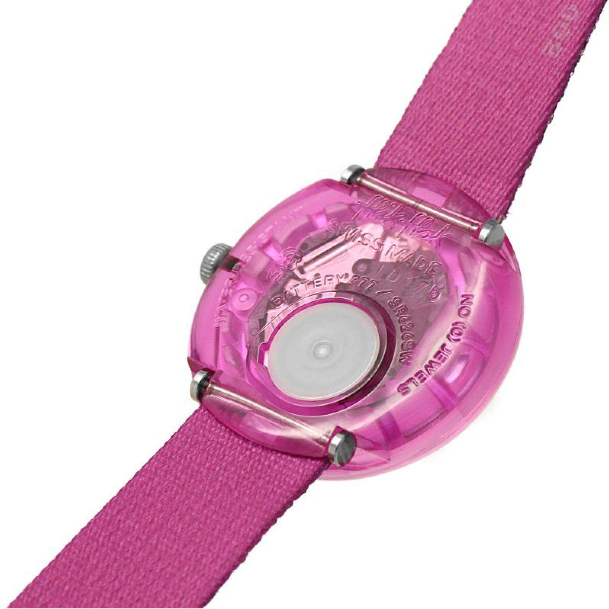 Flik Flak Childrens Stripy Glitter Colour My Life Watch FPNP127