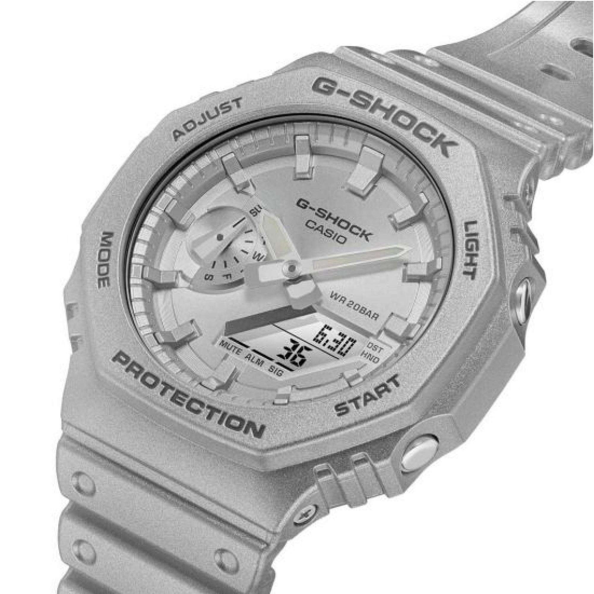 Casio G-Shock Classic Forgotten Future Silber Herren Uhr GA-2100FF-8AER