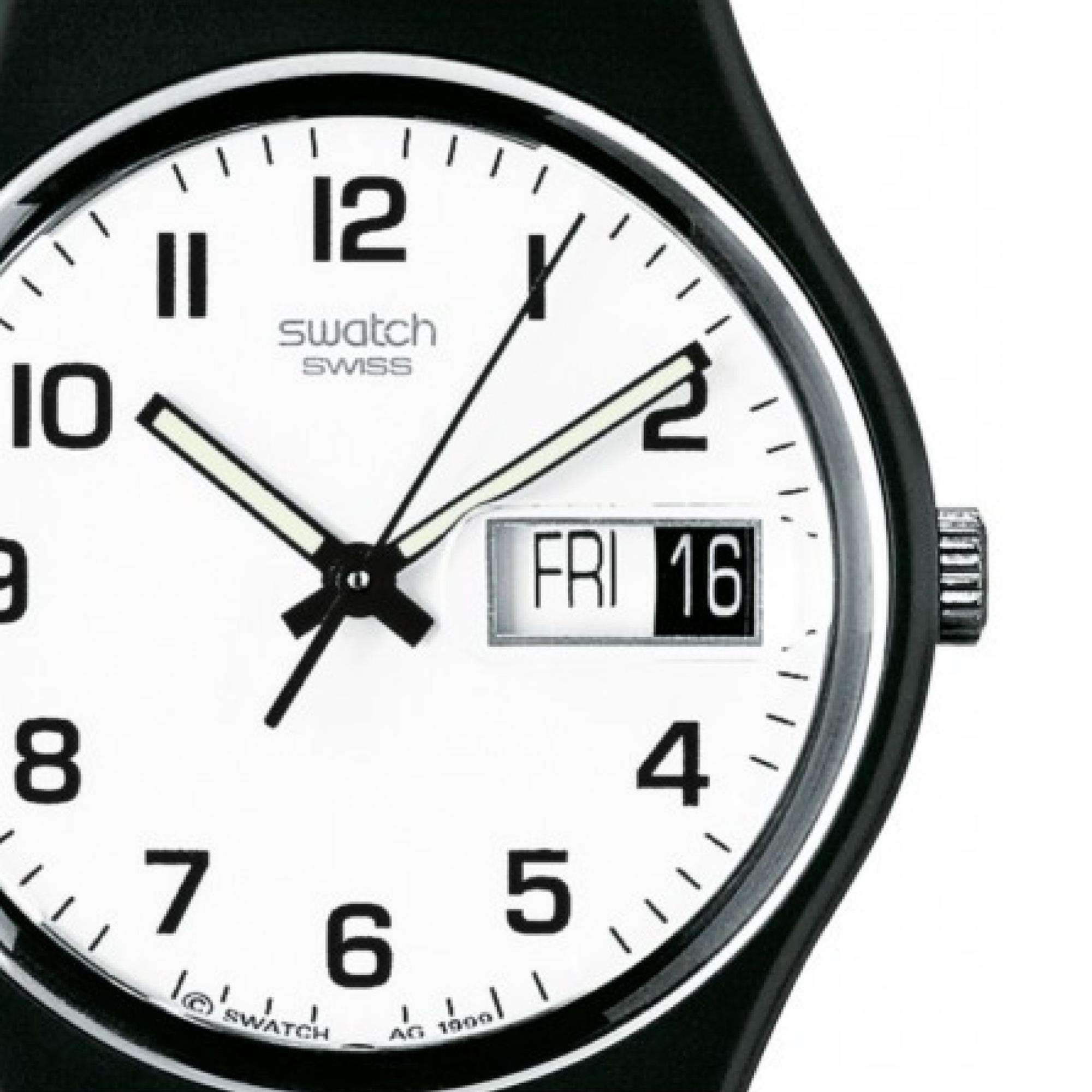 Swatch Original Gent Once Again Weiße Uhr GB743-S26