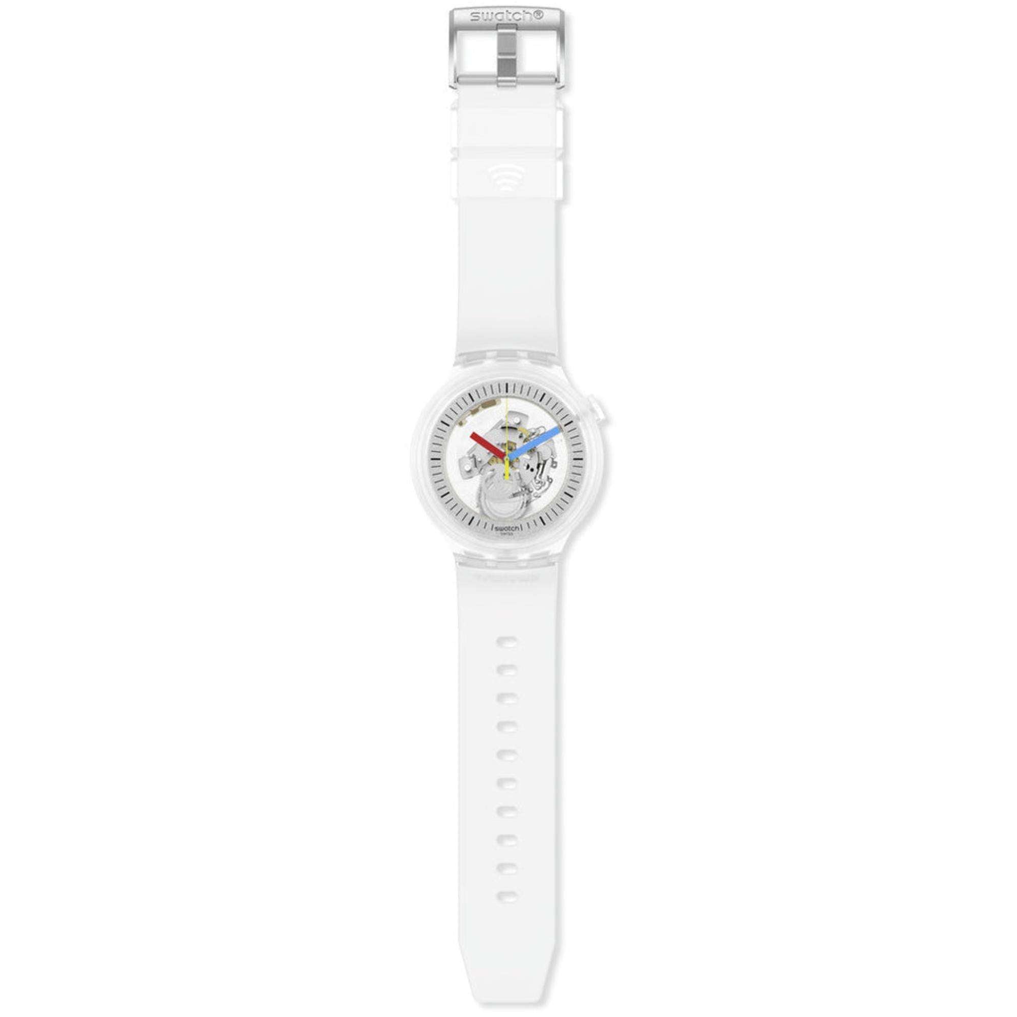 Swatch CLEARLY PAY! Swatch Clear Transparent Watch SB01K102-5300