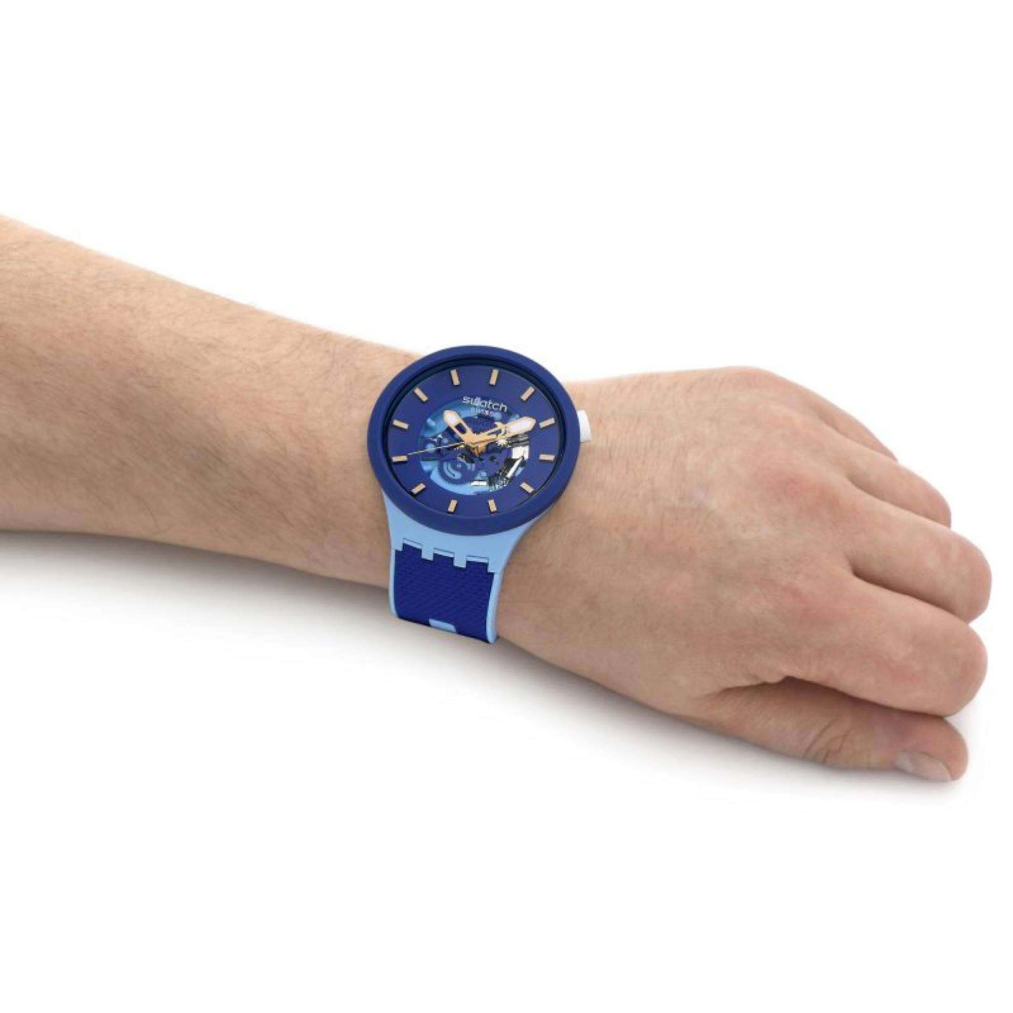 Swatch BOUNCING BLUE Big Bold Uhr SB05N105