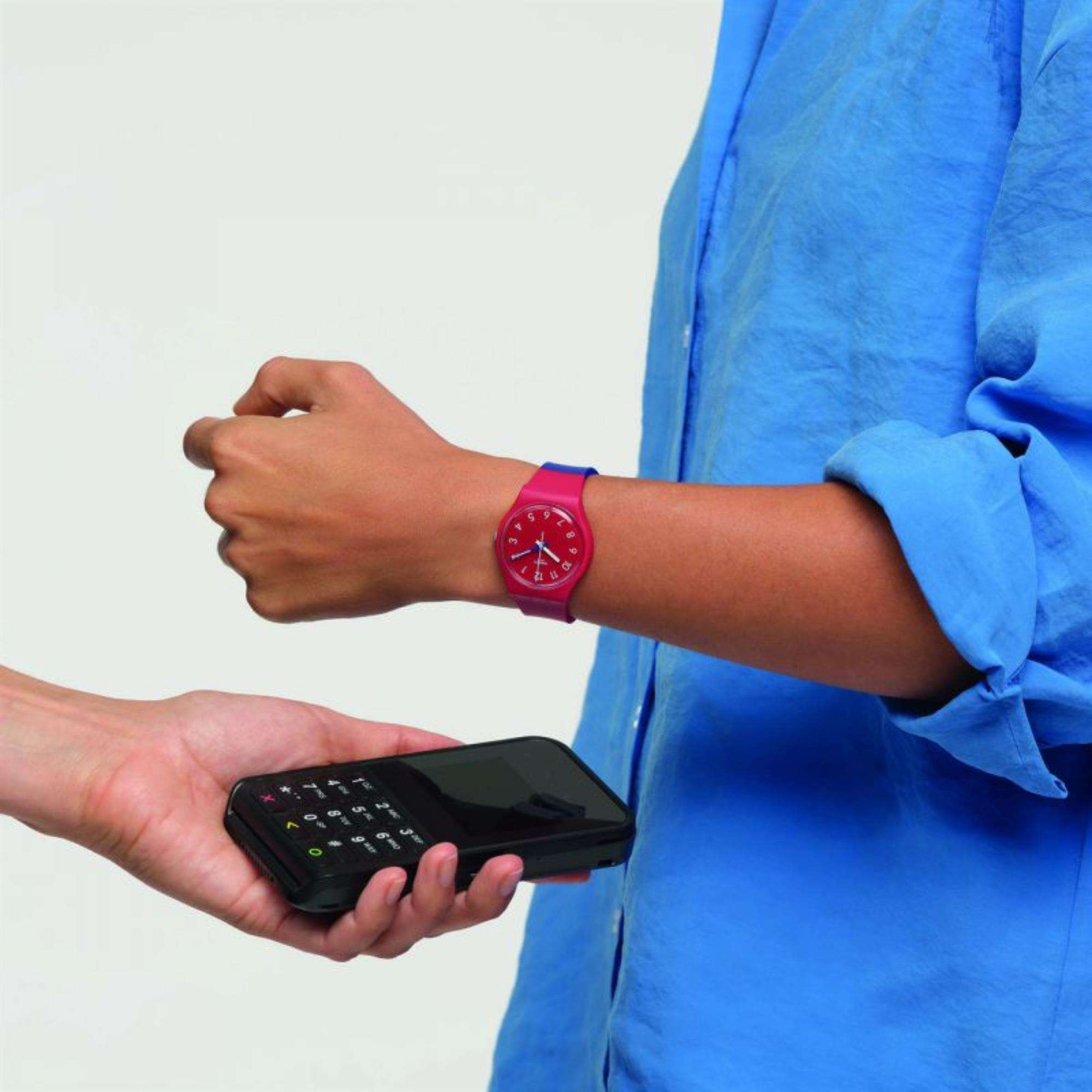 Swatch COLORE BLOCCO PAY! Original Gent Watch SO28R109-5300