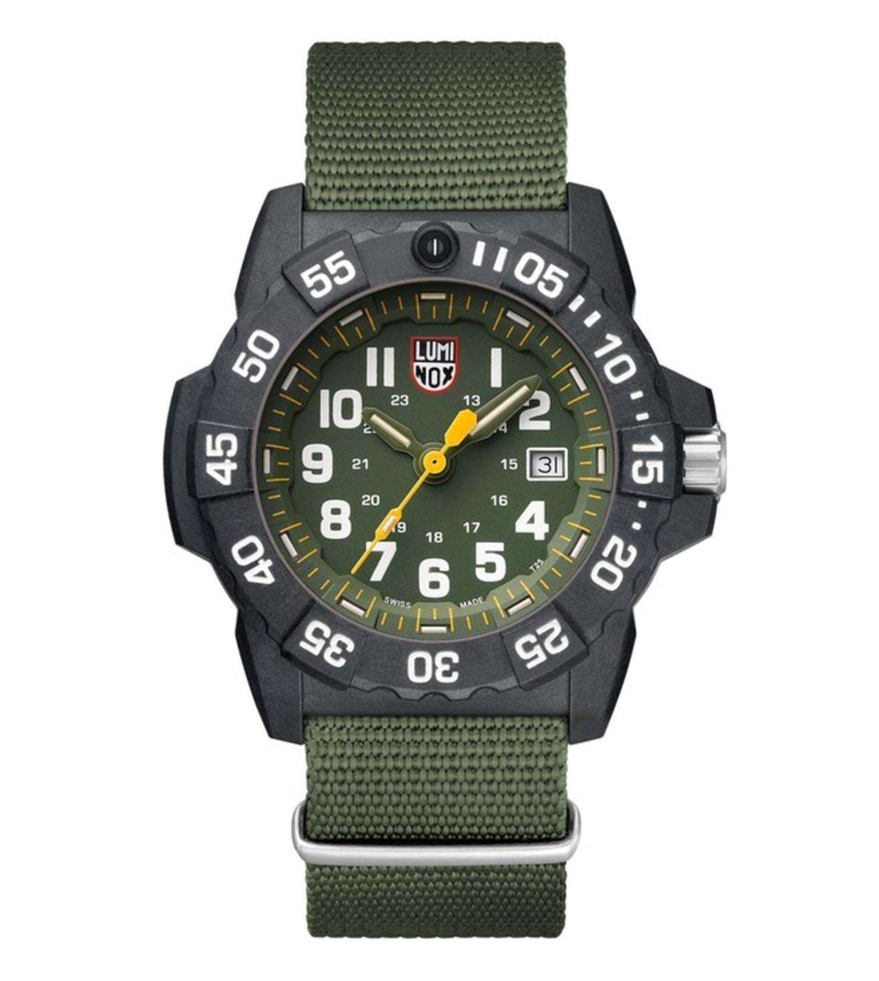 LUMINOX NAVY SEAL 3500 SEA SERIES Grünes Zifferblatt Herren Uhr XS.3517.L