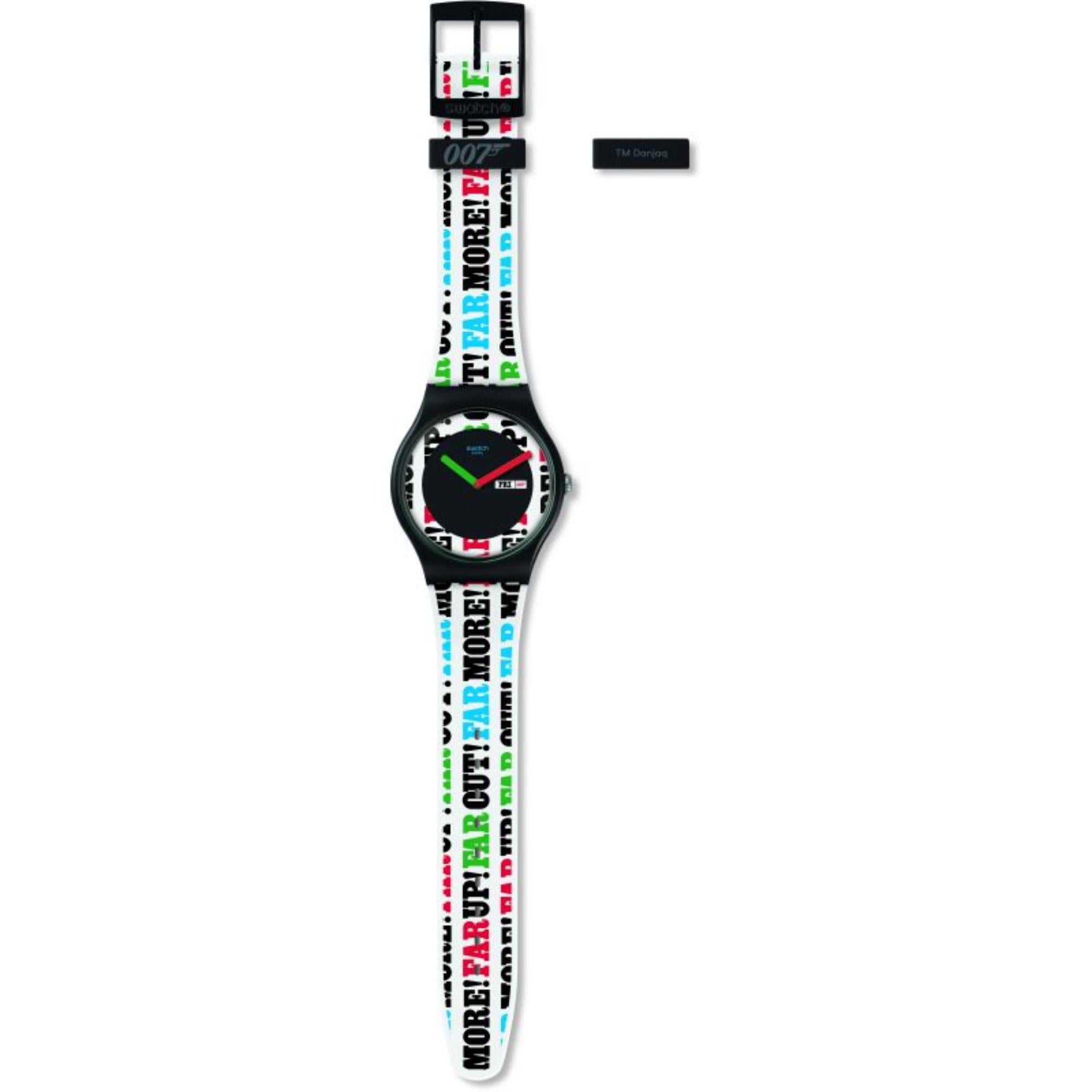 Swatch James Bond On her Majesty's Secret Service 1969 Limited Special Edition Multicolour Dial NATO Strap Unisex Watch SUOZ715