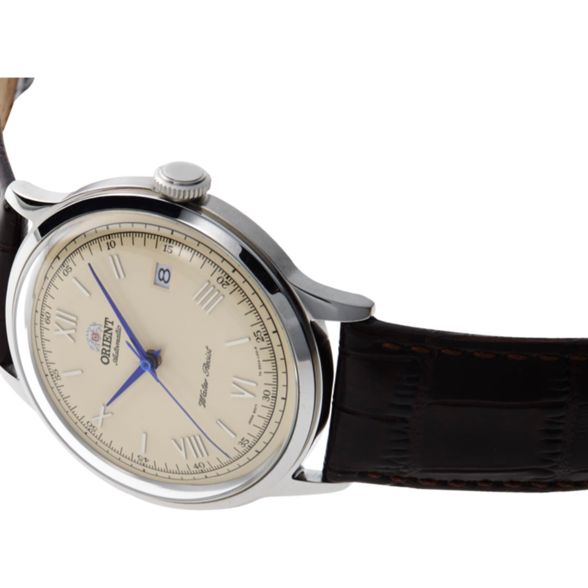 Orient Bambino Version 2 Automatic Leather Strap Men's Watch FAC00009N0