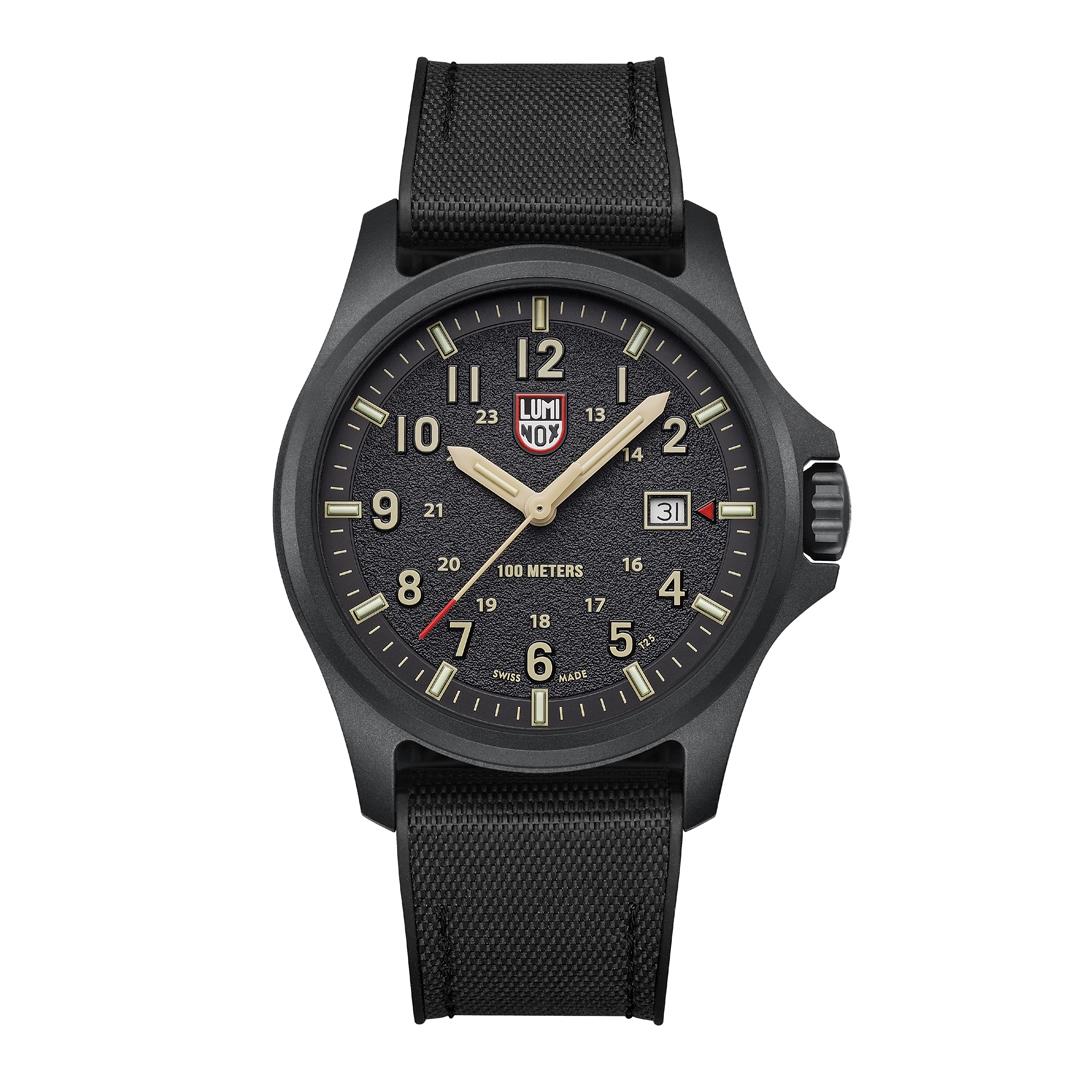 Luminox Atacama Field 43mm Black Dial Rubber Mens Quartz Watch XL.1970.SET