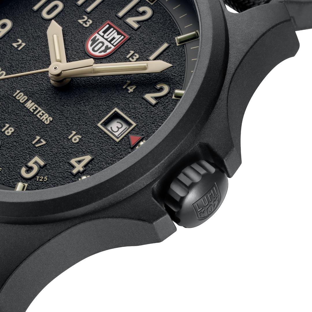 Luminox Atacama Field 43mm Black Dial Rubber Mens Quartz Watch XL.1970.SET