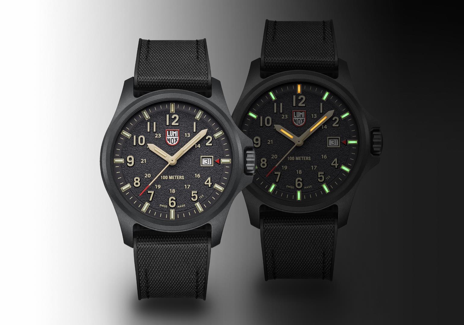 Luminox Atacama Field 43mm Black Dial Rubber Mens Quartz Watch XL.1970.SET