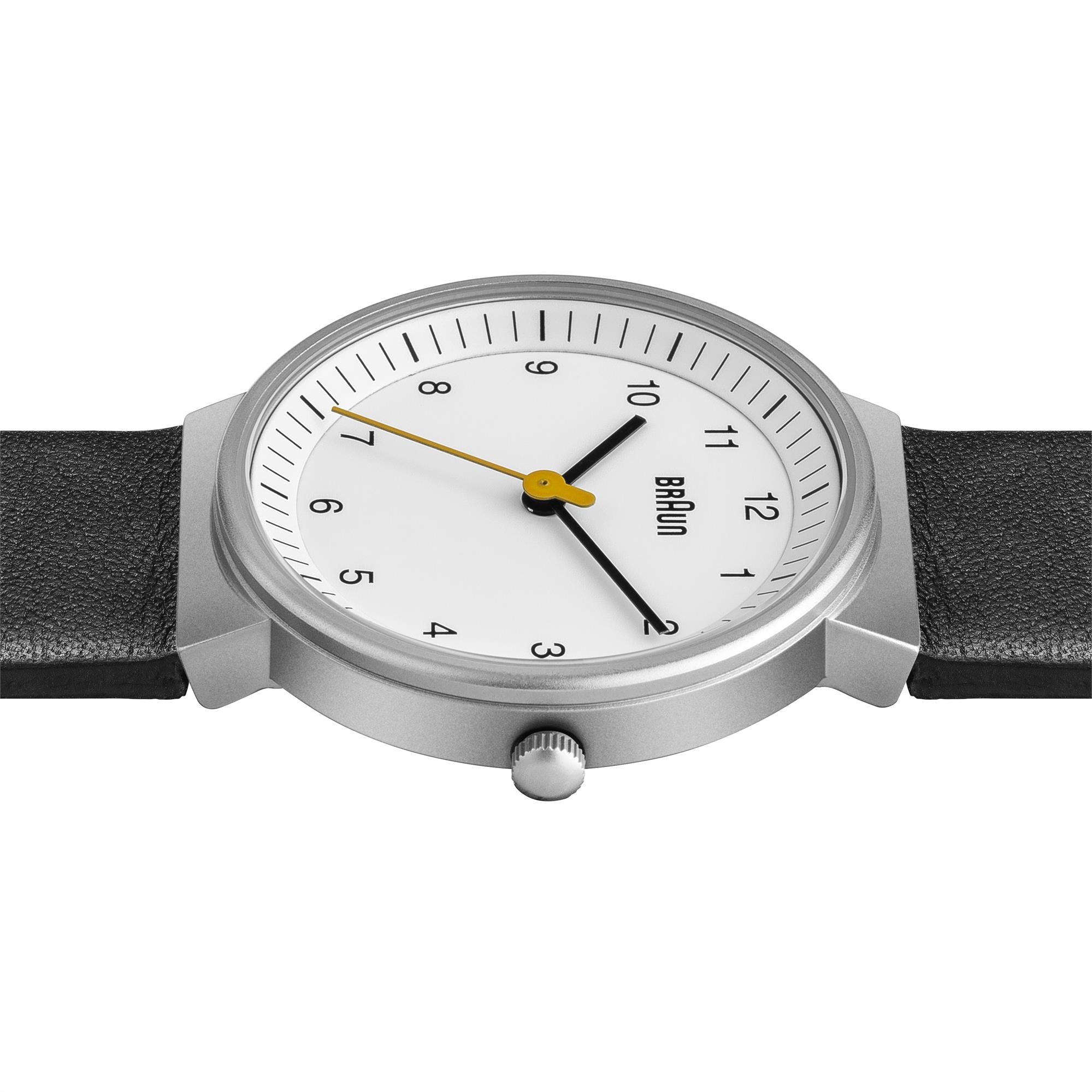 Braun Classic Quartz White Dial Leather Strap Women's Watch BN0031WHBKL