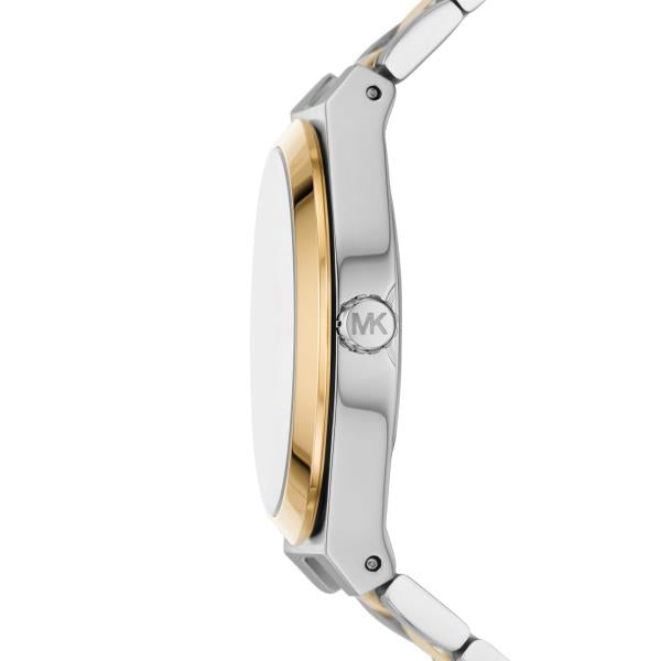 Michael Kors Lennox 37mm White Dial Steel Ladies Quartz Watch MK7464