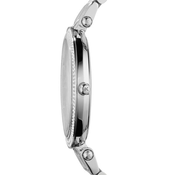 Michael Kors Darci Silbernes Zifferblatt Stahlarmband Damenuhr MK3190