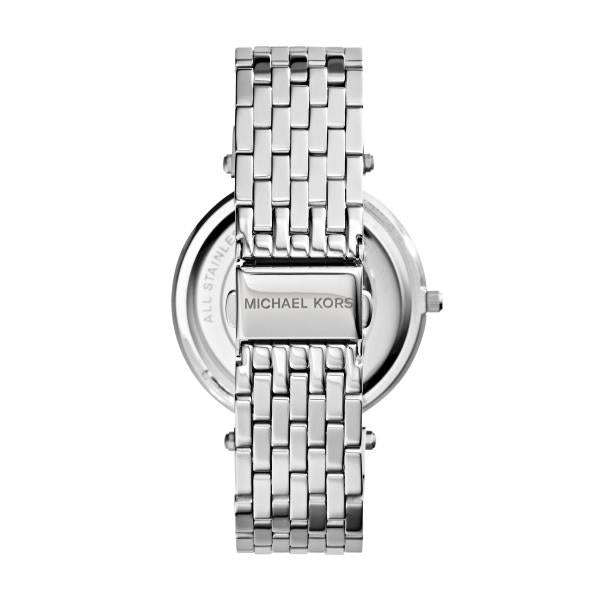 Michael Kors Darci Silbernes Zifferblatt Stahlarmband Damenuhr MK3190