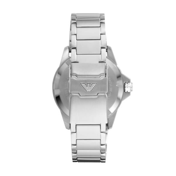 Emporio Armani Diver 42mm Grünes Zifferblatt Stahl Herren Quarz Uhr AR11338