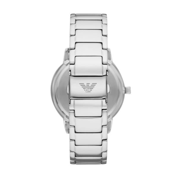 Emporio Armani Ruggero 43mm Green Dial Steel Mens Quartz Watch AR11575