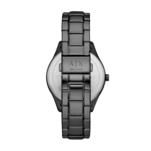 Armani Exchange Dante 42mm Chronograph Black Dial Steel Mens Quartz Watch AX1867
