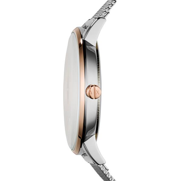 Armani Exchange Lola 36mm Silbernes Zifferblatt Stahl Damen Quarz Uhr AX5537