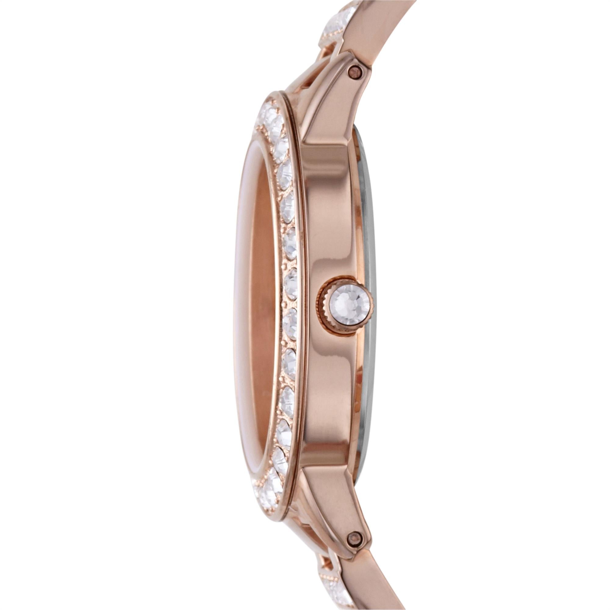 Fossil Jesse Rose 34mm Roségoldenes Zifferblatt Stahl Damen Quarz Uhr ES3020