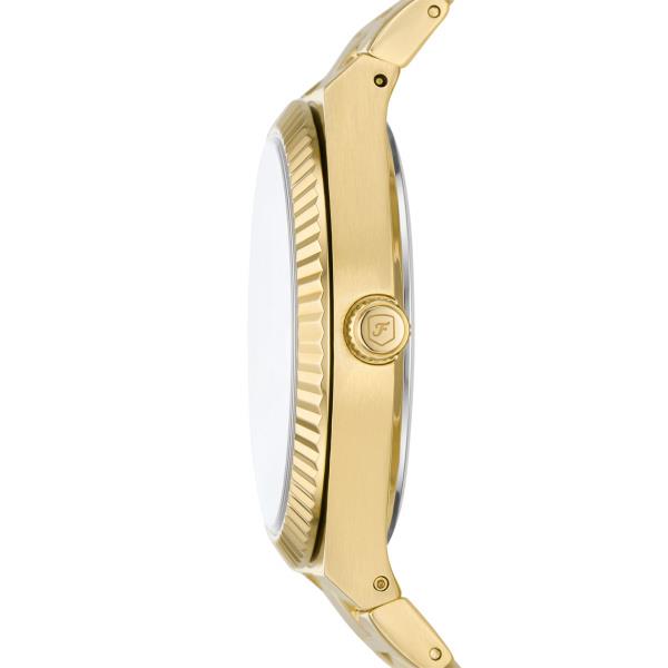 Fossil Scarlette 38mm Pink Dial Steel Ladies Quartz Watch ES5325