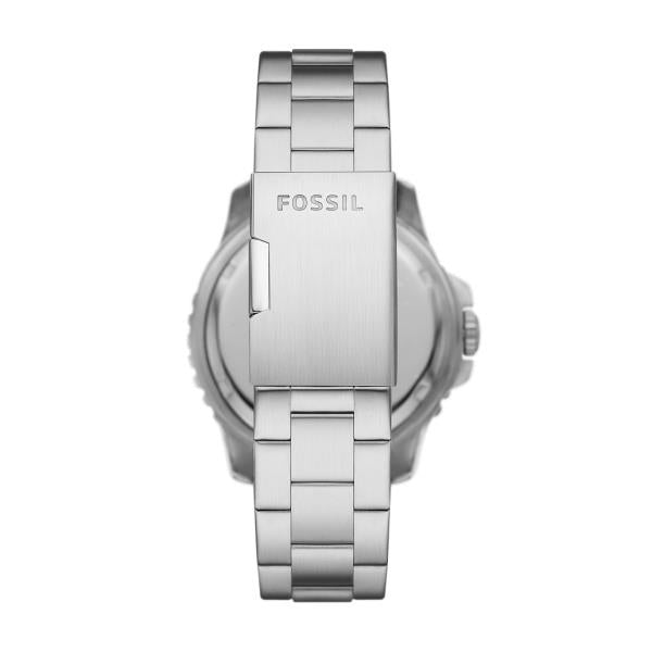Fossil Blue GMT 46mm Blue Dial Steel Mens Quartz Watch FS5991