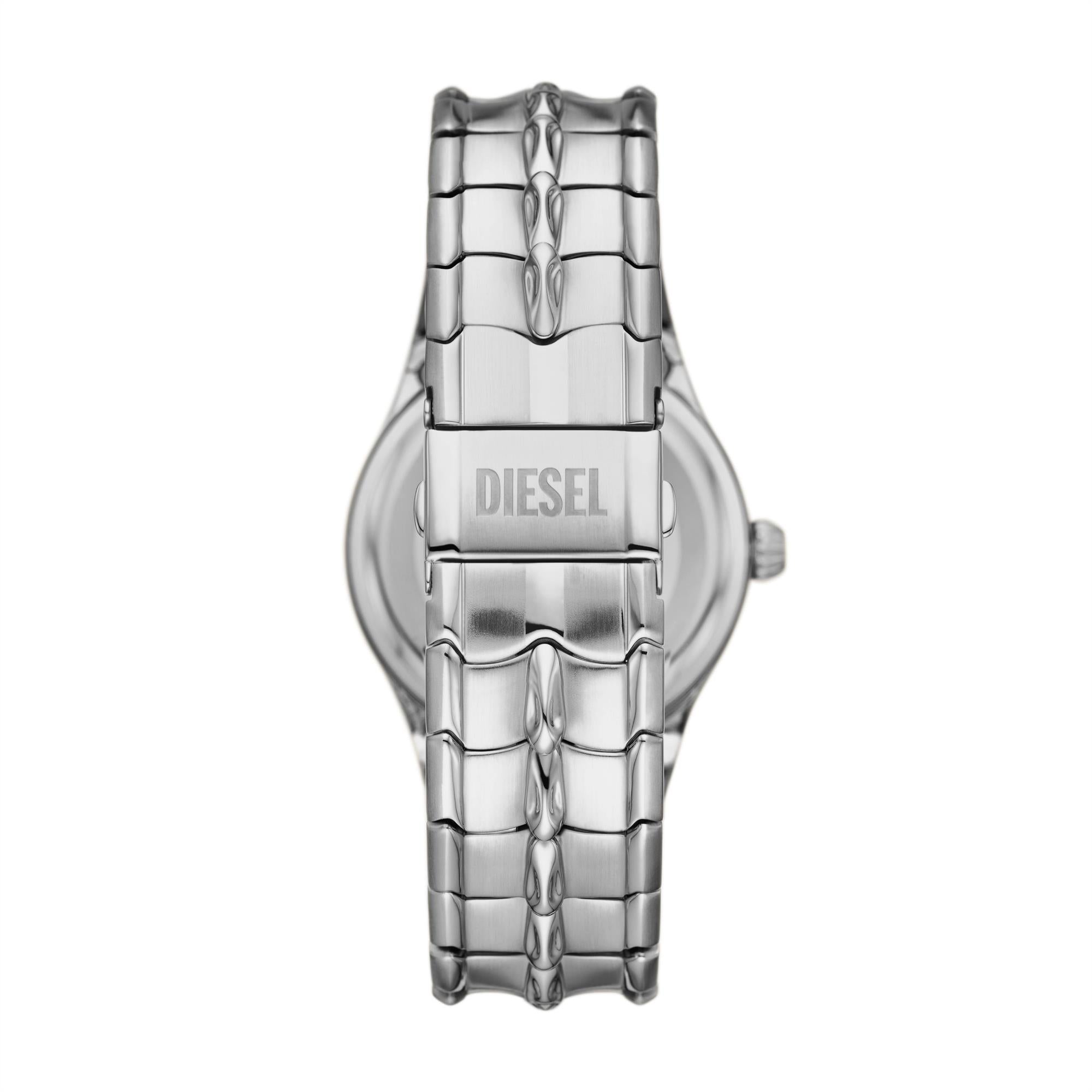 Diesel Vert 44mm Blue Dial Steel Mens Quartz Watch DZ2200