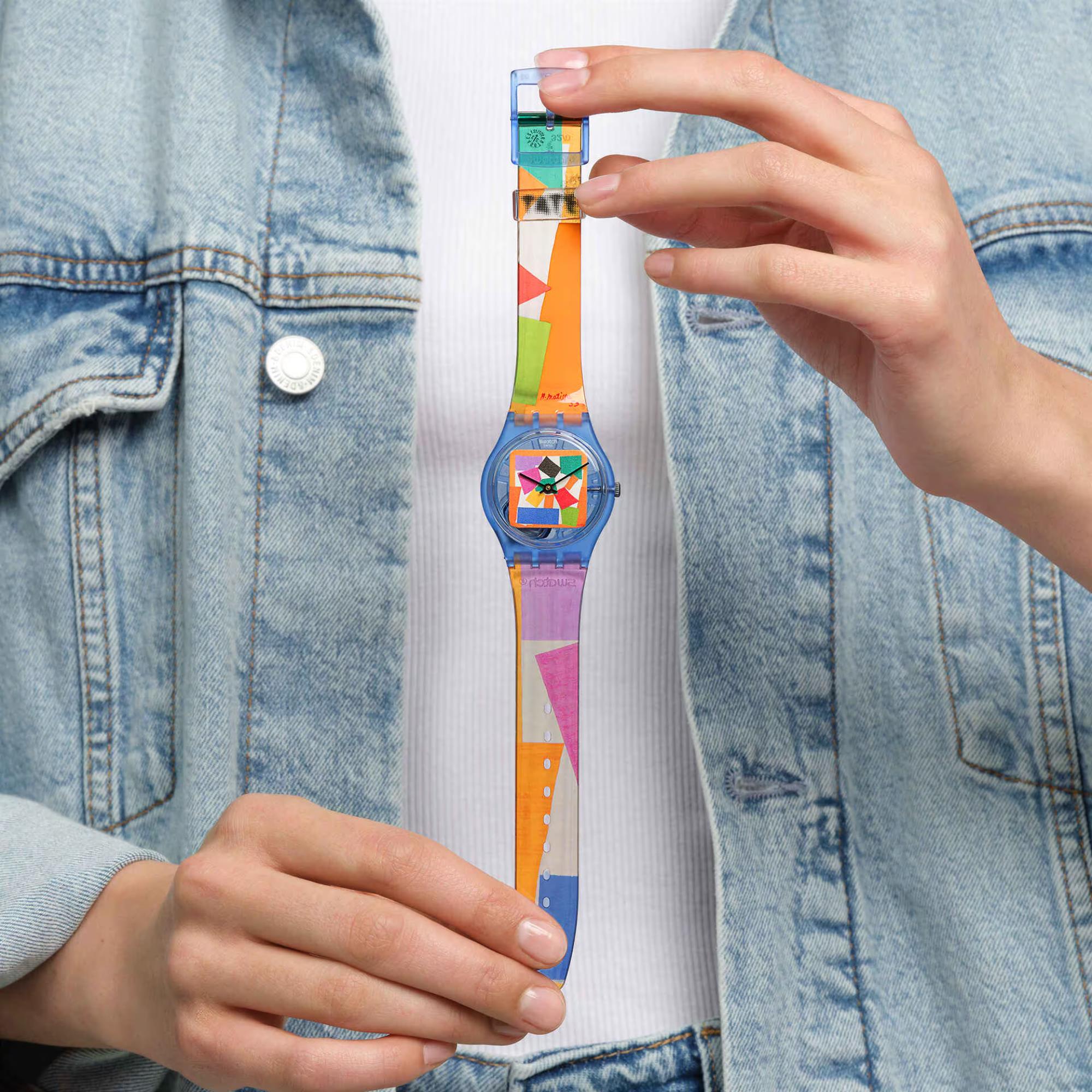 Swatch X Tate Matisse's Snail Gent Bio-Sourced Watch SO28Z127C