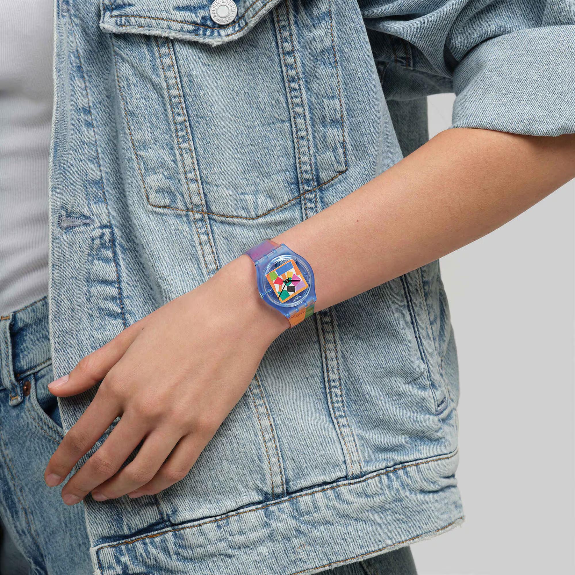 Swatch X Tate Matisse's Snail Gent Bio-Sourced Watch SO28Z127C