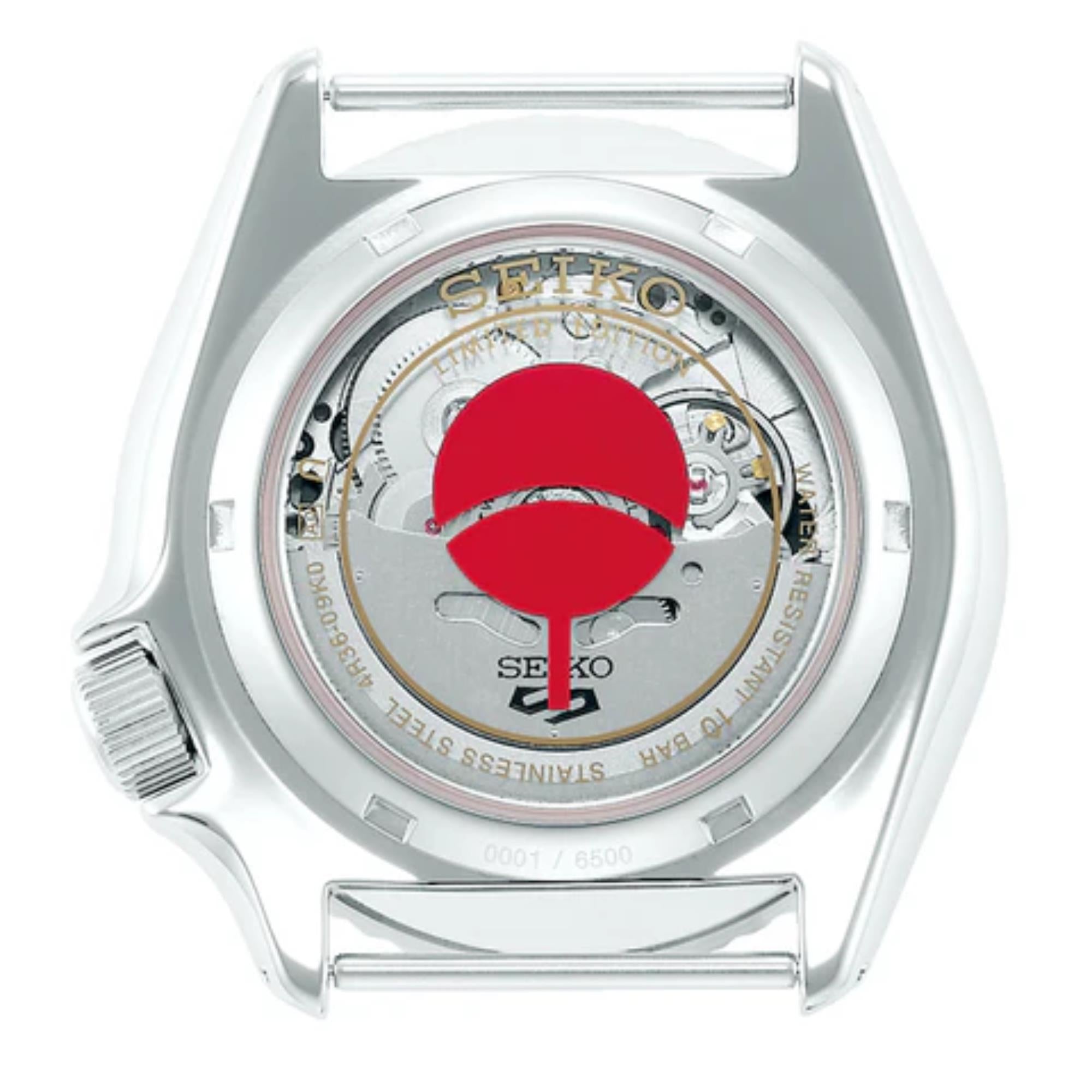 Seiko 5 Sports Naruto & Boruto Automatic Blue Dial Nylon Strap Men's Watch SRPF69K1