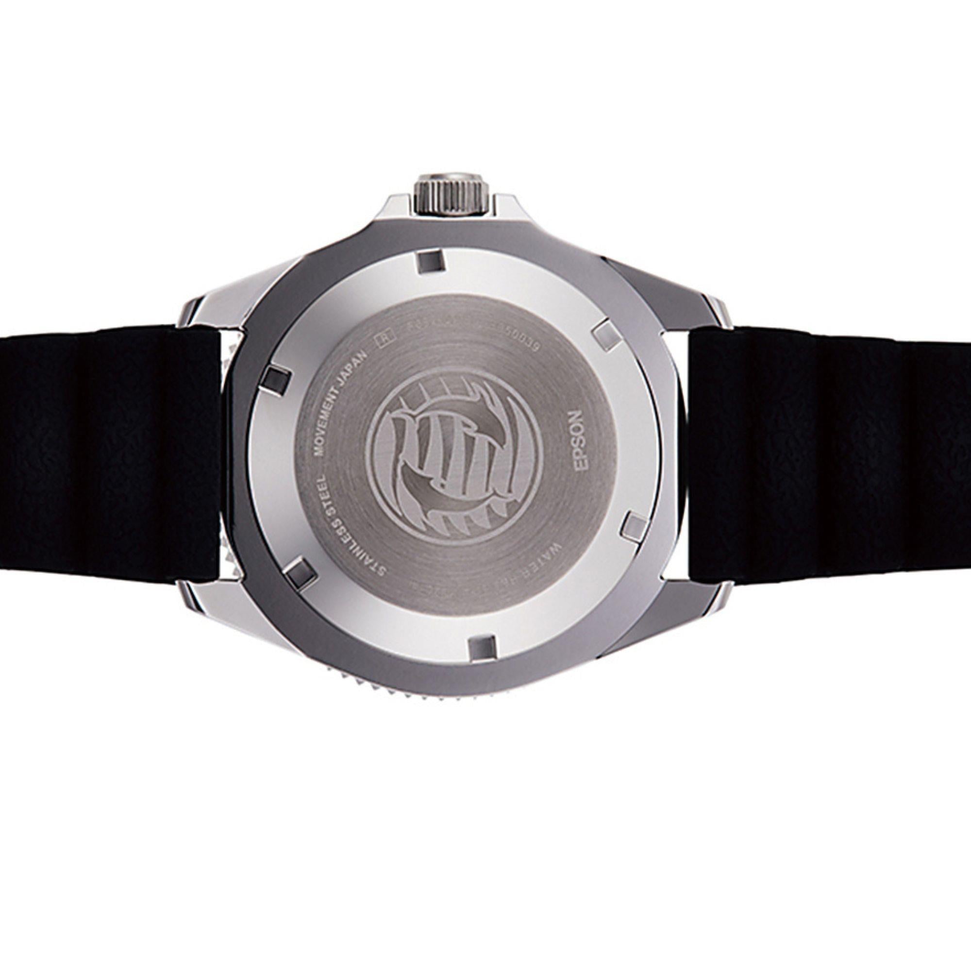 Orient Mako III 44mm Black Dial Silicone Mens Automatic Watch RA-AA0011B19B