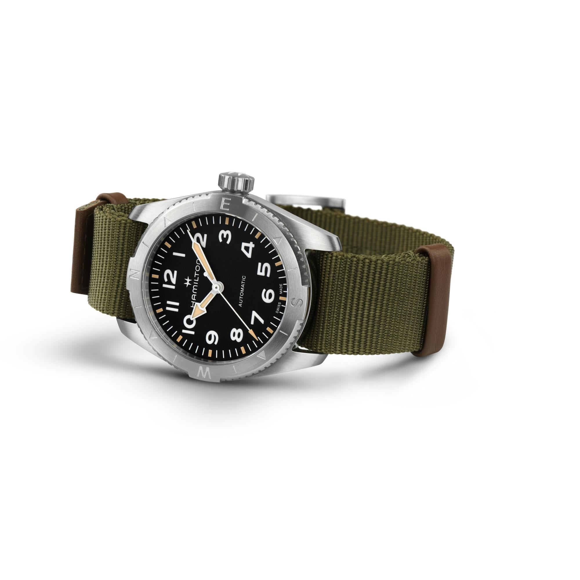 Hamilton Khaki Field Expedition automatic watch with a stainless steel case