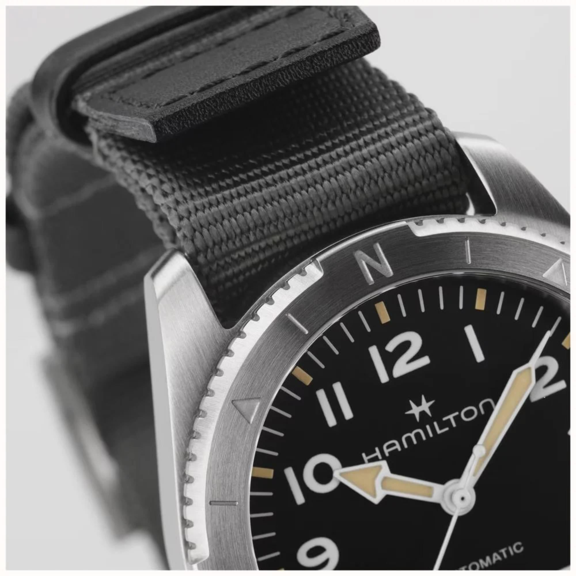 Hamilton Khaki Field 37mm Expedition Black Dial NATO Mens Automatic Watch H70225930
