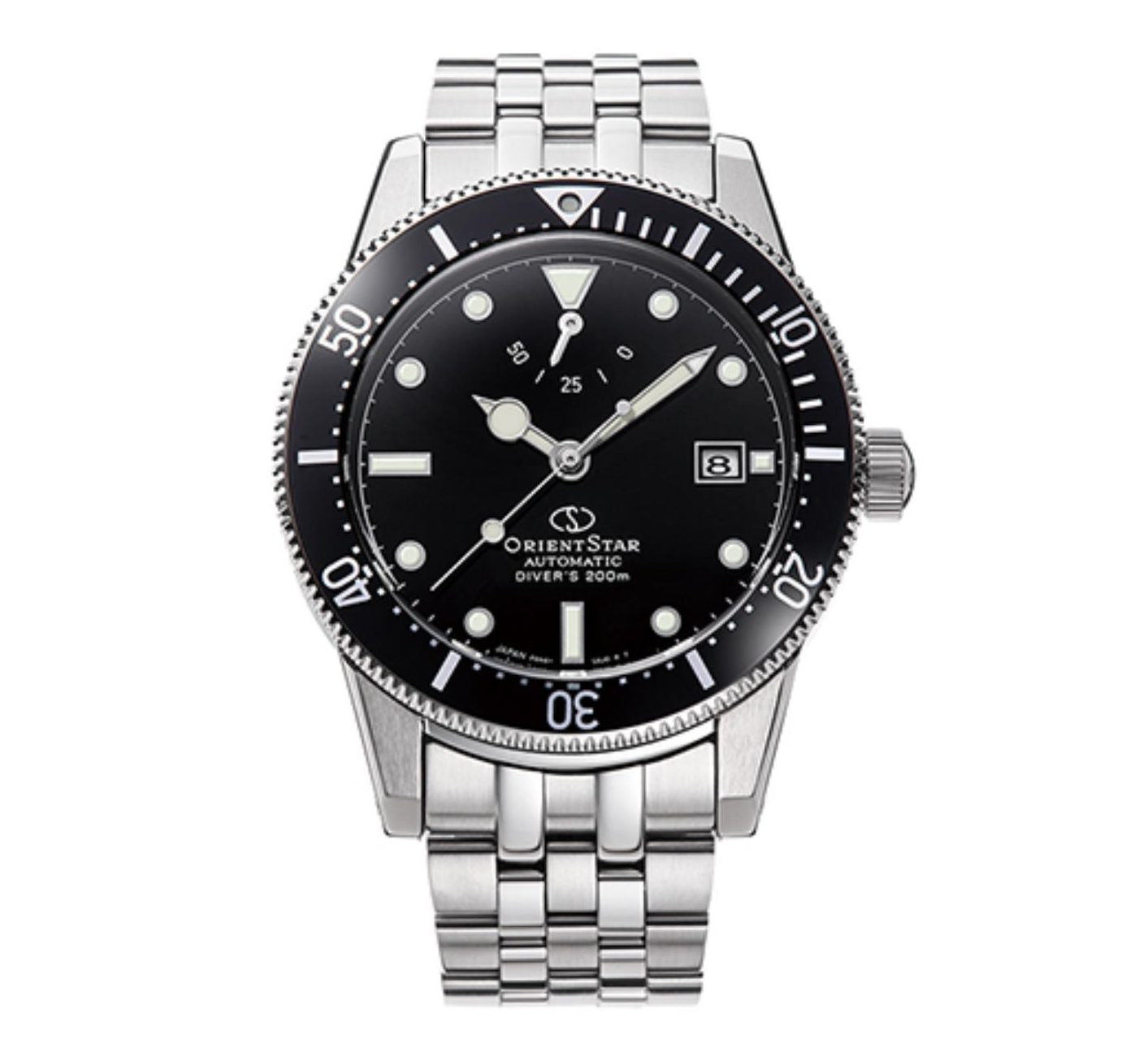 Orient Star 41mm Ex-Display Diver 1964 2nd Edition Black Dial Steel Mens Automatic Watch RE-AU0601B00B-EX