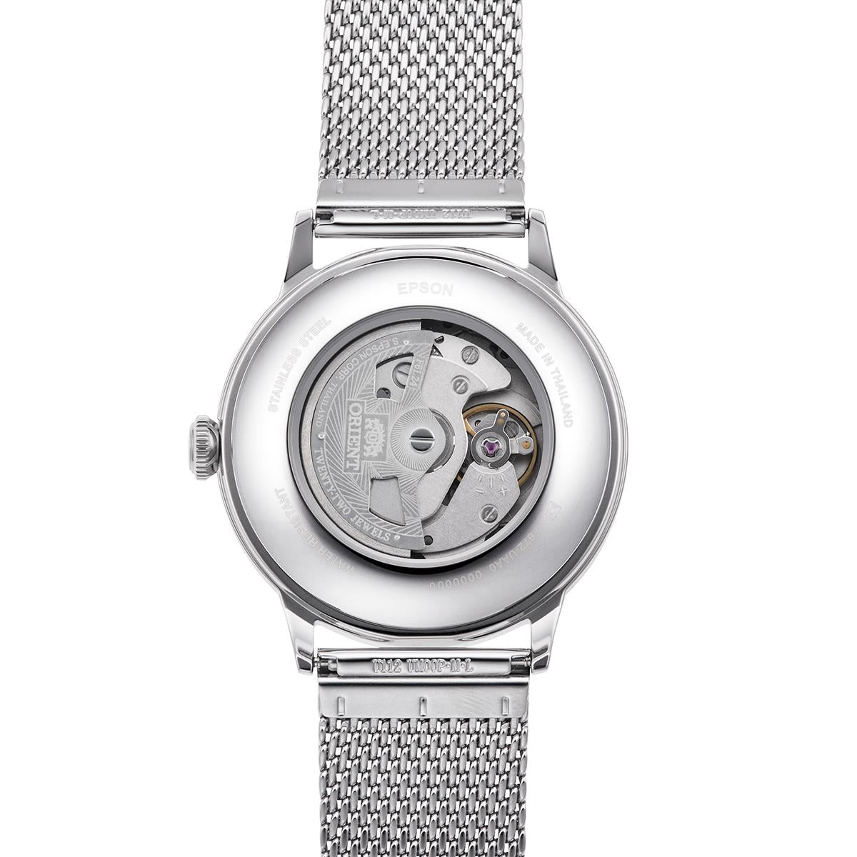 Orient Bambino 40.5mm Champagne Dial Steel Mens Automatic Watch RA-AC0020G30B