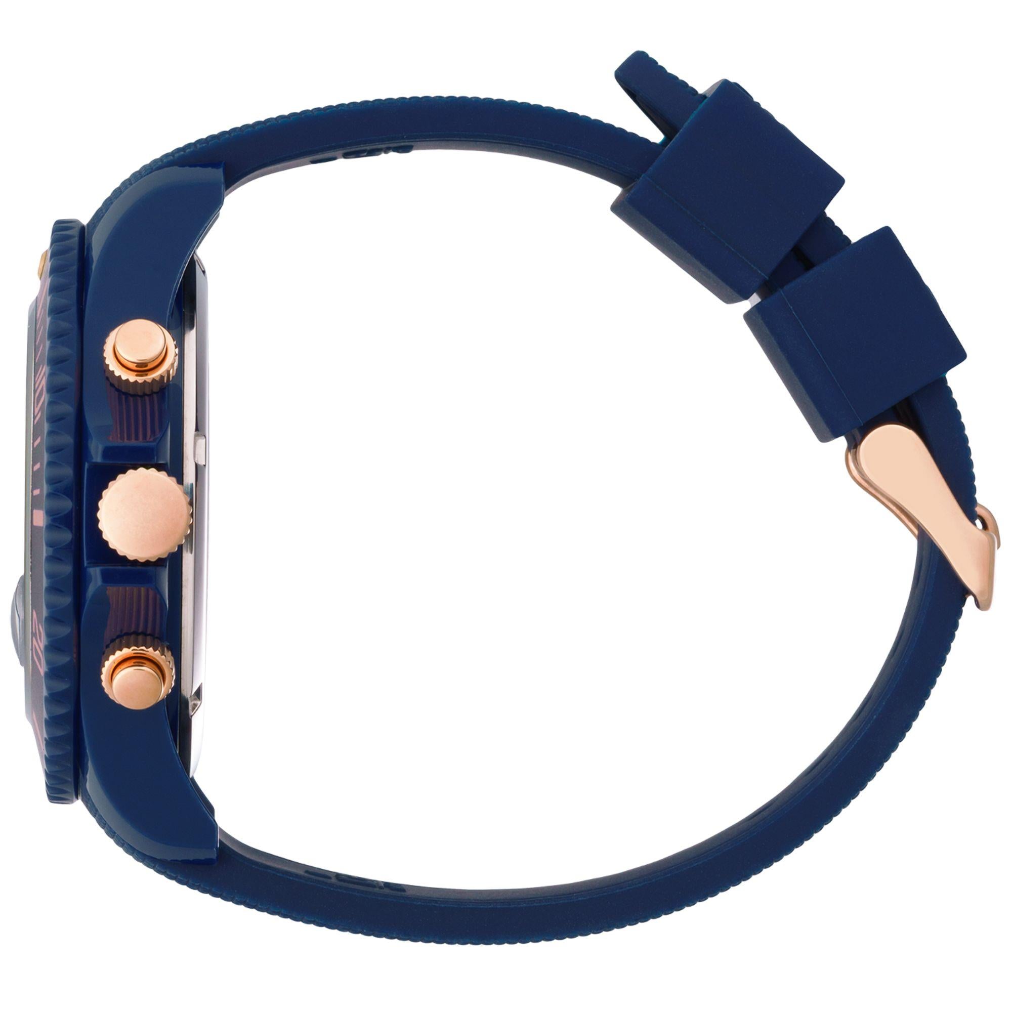 ICE Watch ICE Chrono Blue Dial Silicone Strap Men's Watch 020621
