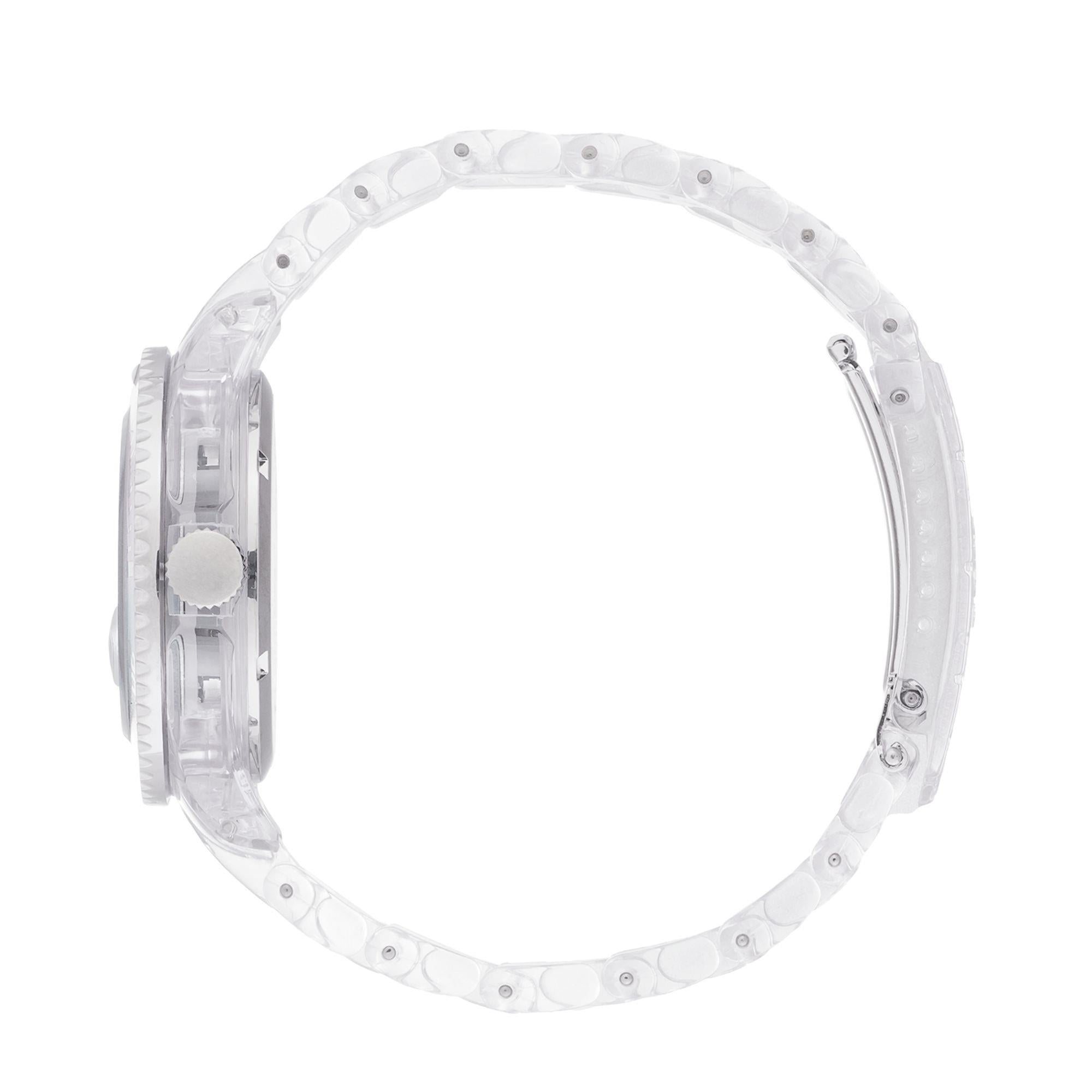 ICE Clear Sunset Yoga Multicolor Gradient Dial Silicone Strap Watch 021438