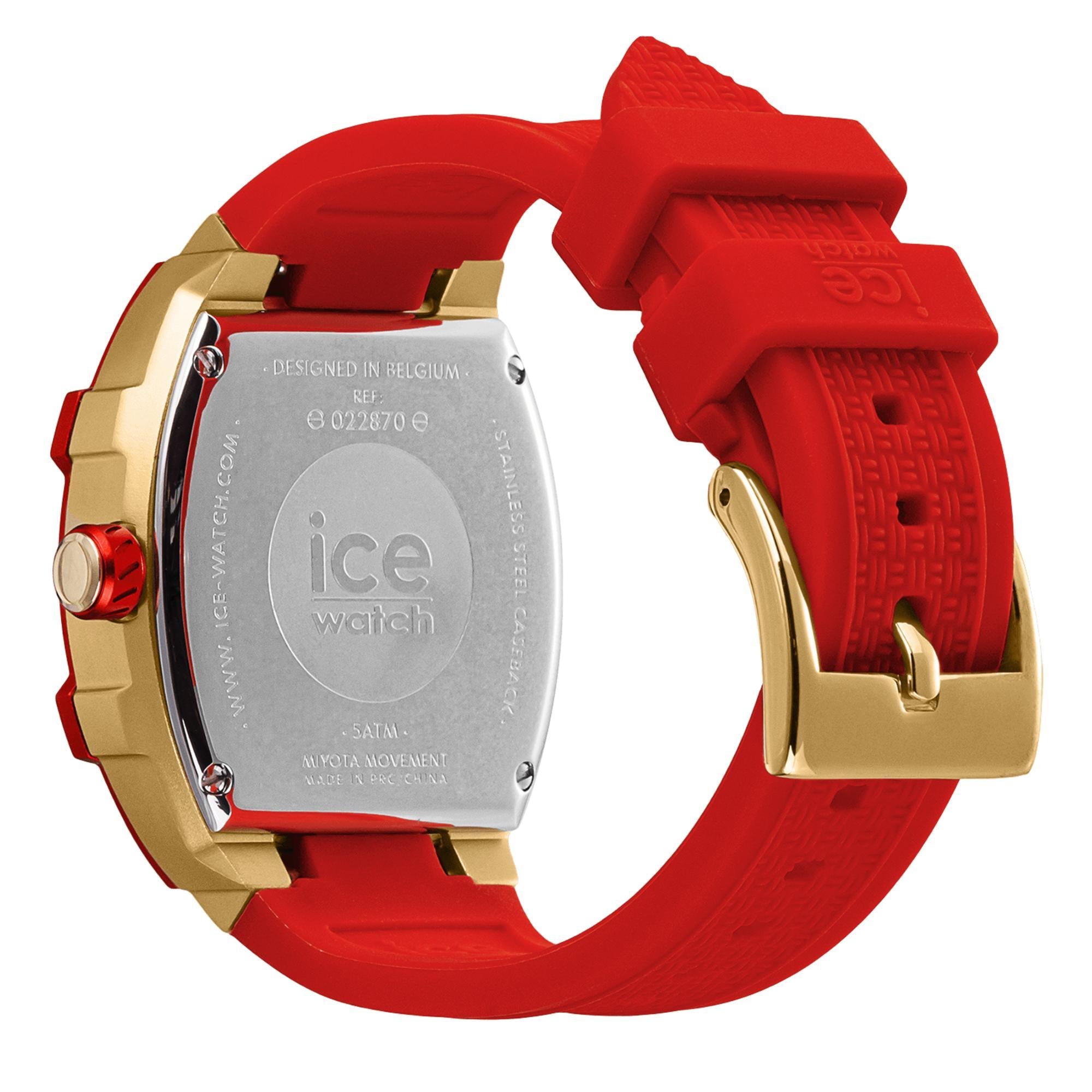 ICE Boliday Passion Red Dial Silicone Strap Watch 022870