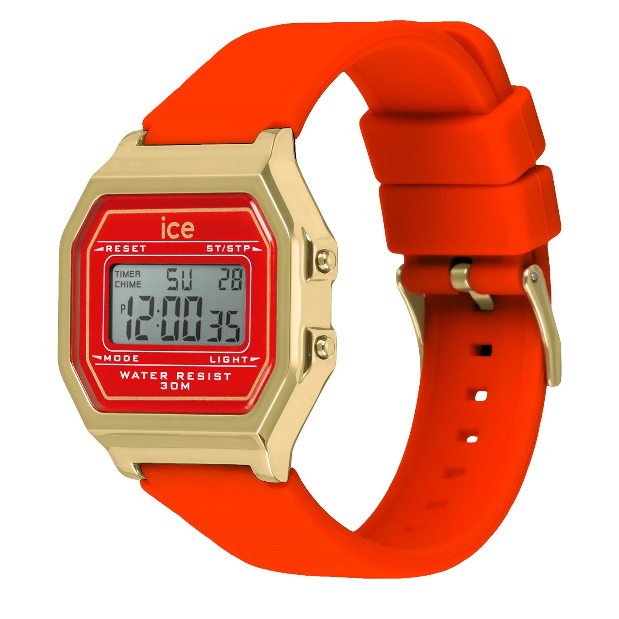 ICE Digit Retro Red Digital Silicone Strap Watch 022070