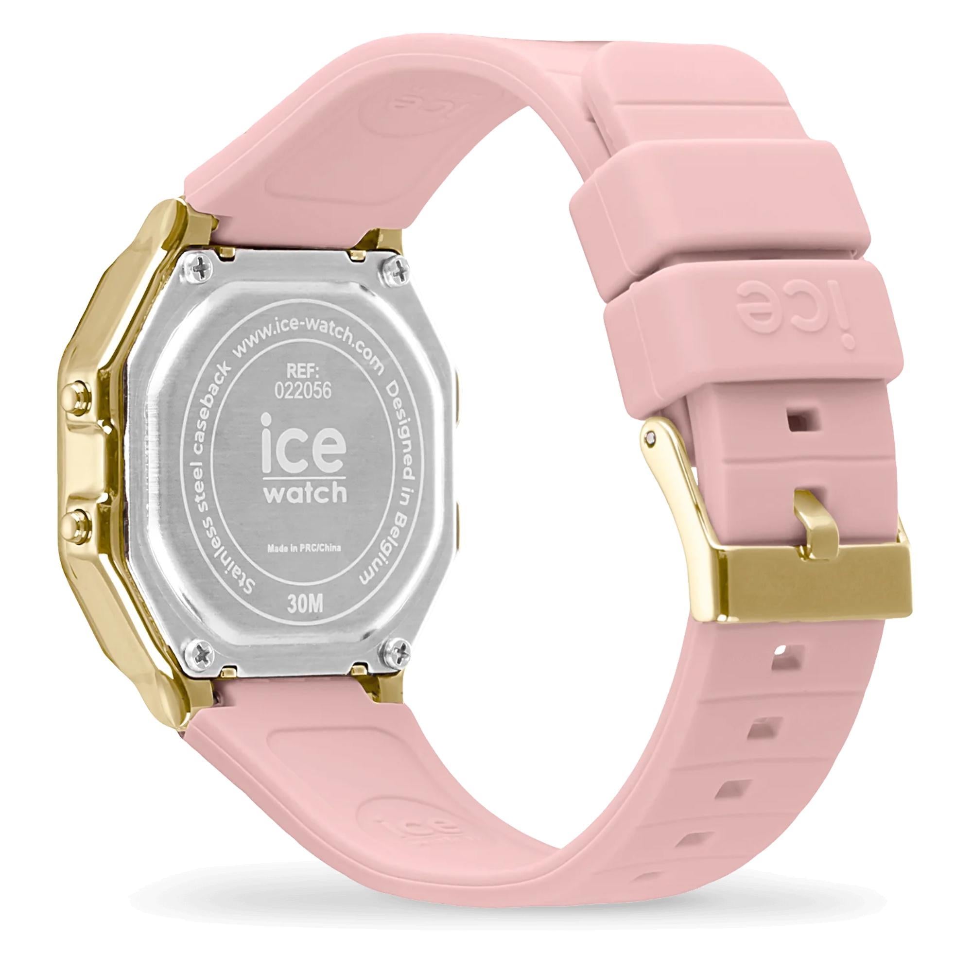 Montre femme ICE Digit Retro digitale Babyatoutprix cadran rose bracelet petit 023225